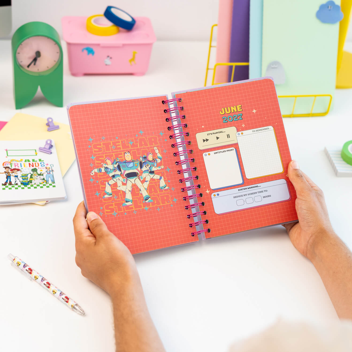 Agenda Escolar 2026/2027 Toy Story Disney Semana Vista 12 Meses A5