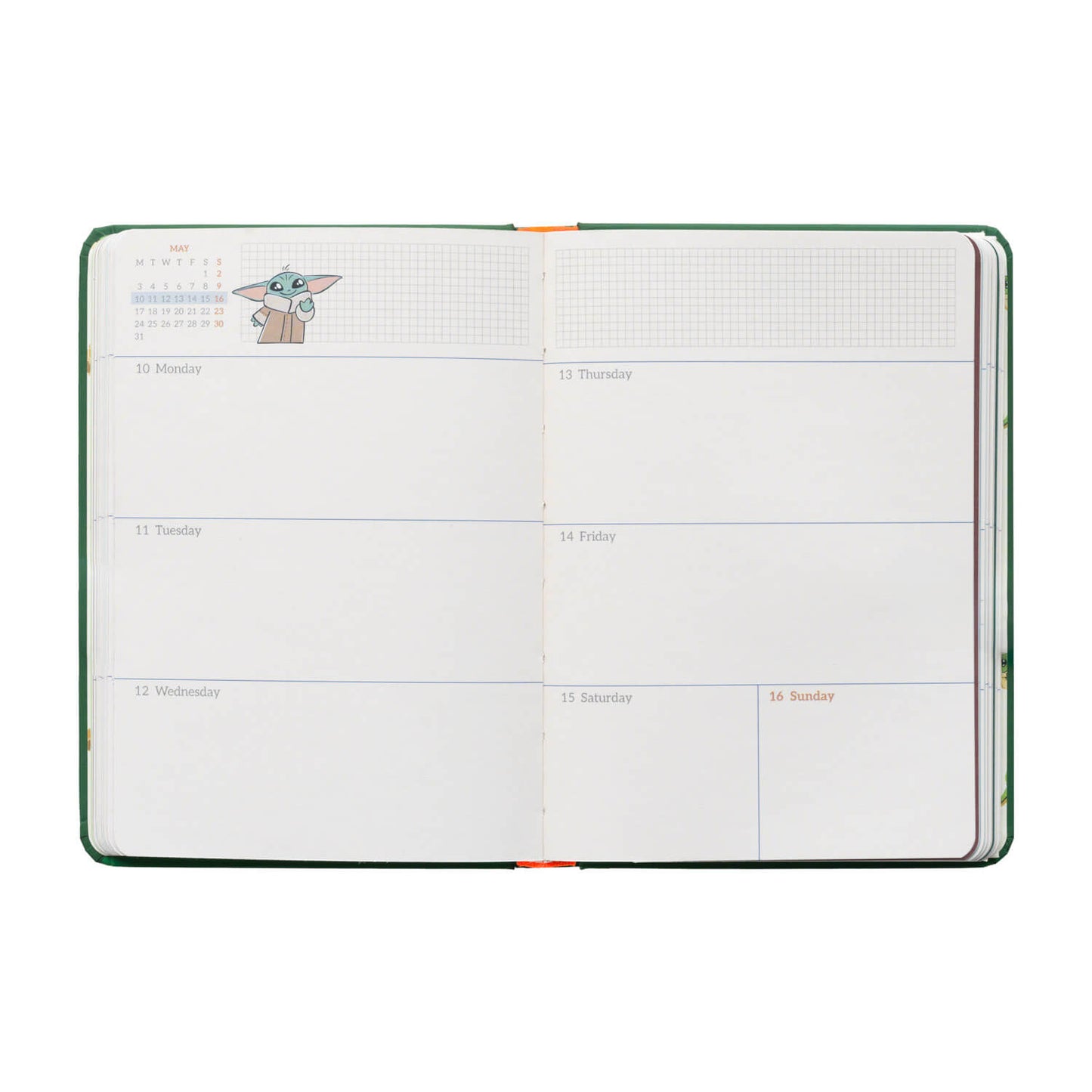 Agenda Escolar 2026/2027 Star Wars The Mandalorian Semana Vista 17 Meses Pocket