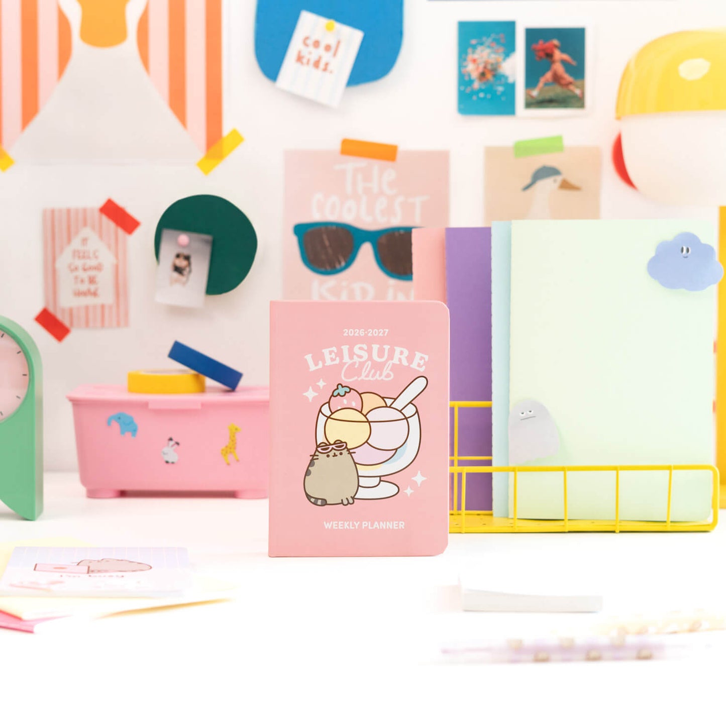 Agenda Escolar 2026/2027 Pusheen Tropical Vacation Semana Vista 17 Meses Pocket