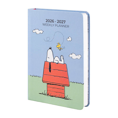 Agenda Escolar 2026/2027 Snoopy Semana Vista 17 Meses Pocket