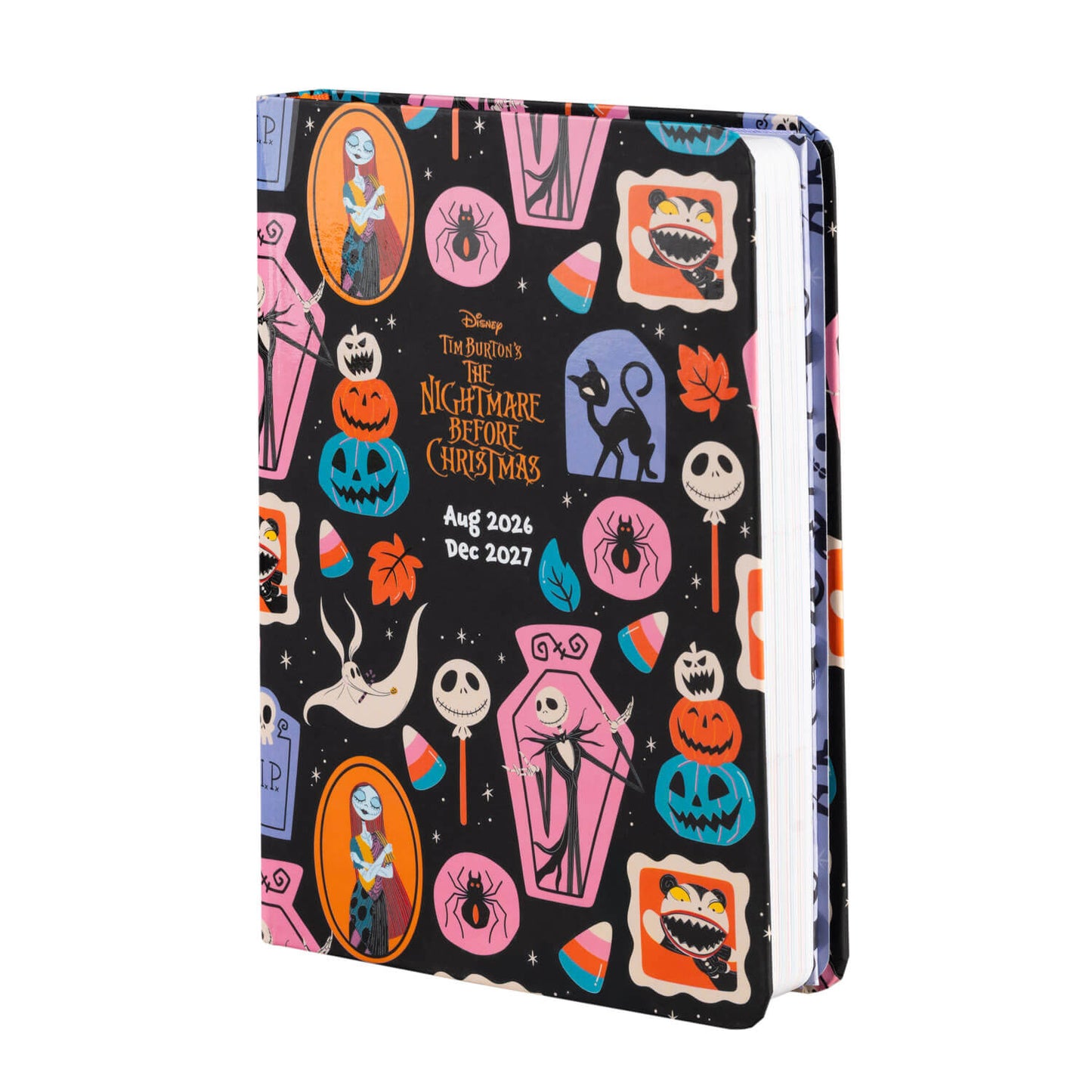Agenda Escolar 2026/2027 Pesadilla Antes De Navidad Disney Semana Vista 17 Meses Pocket