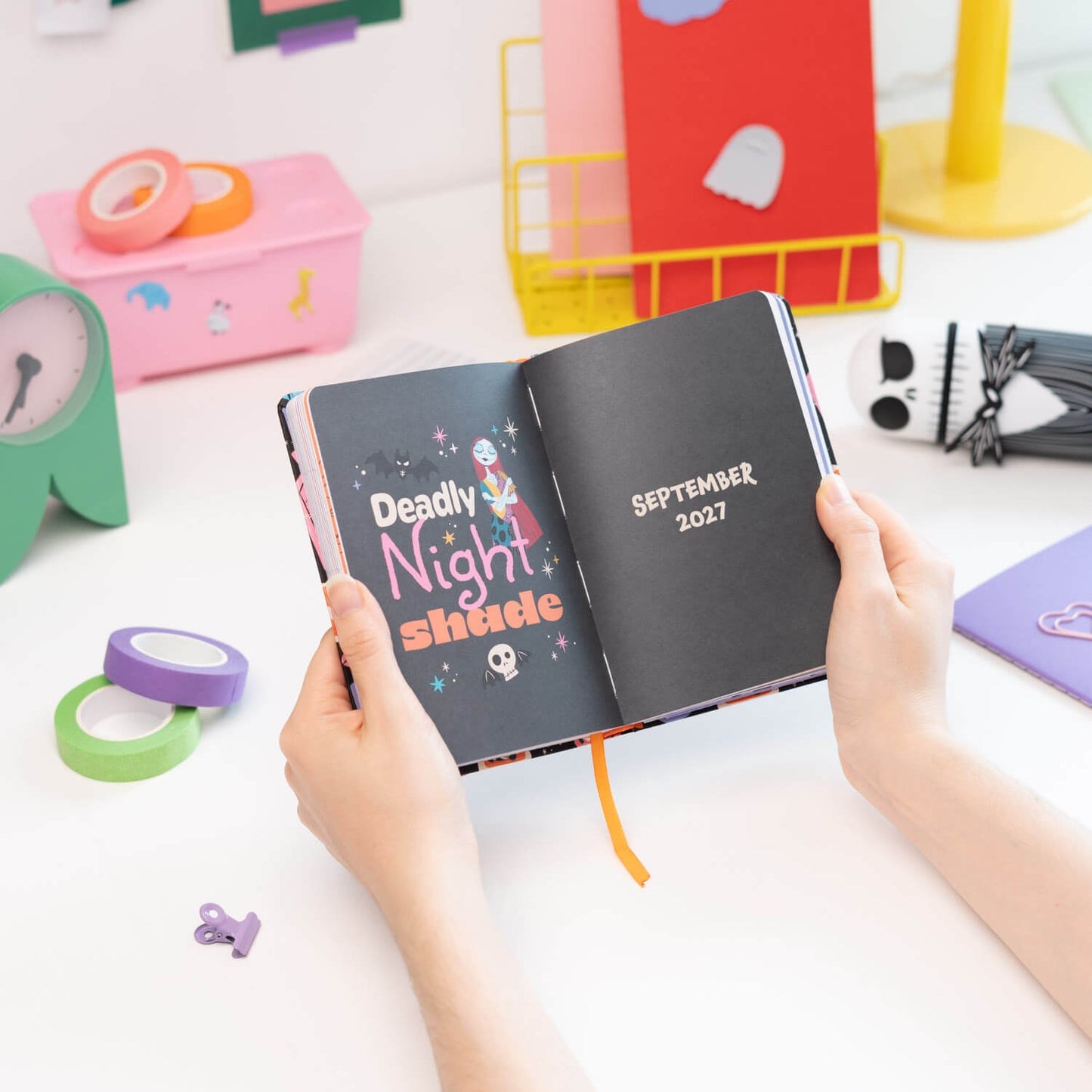 Agenda Escolar 2026/2027 Pesadilla Antes De Navidad Disney Semana Vista 17 Meses Pocket