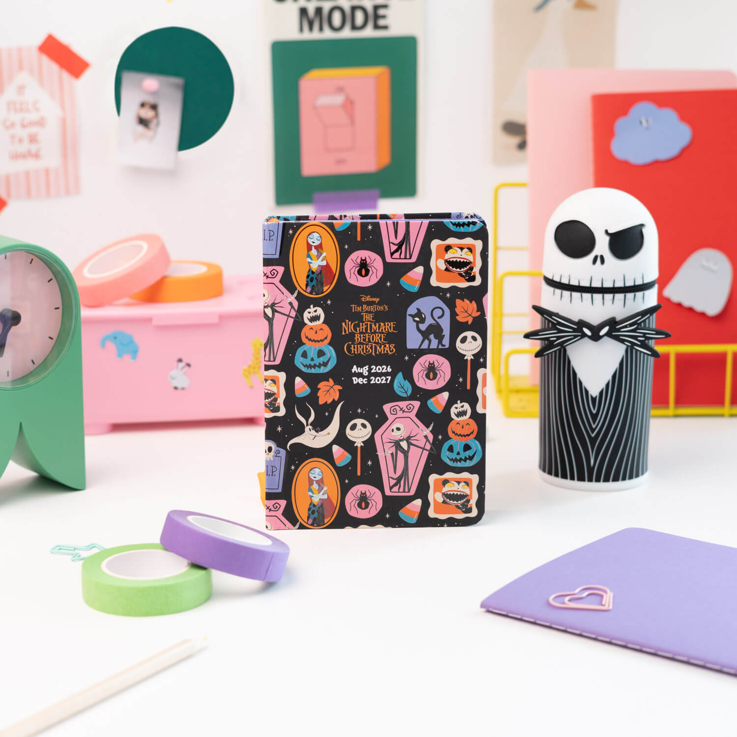 Agenda Escolar 2026/2027 Pesadilla Antes De Navidad Disney Semana Vista 17 Meses Pocket