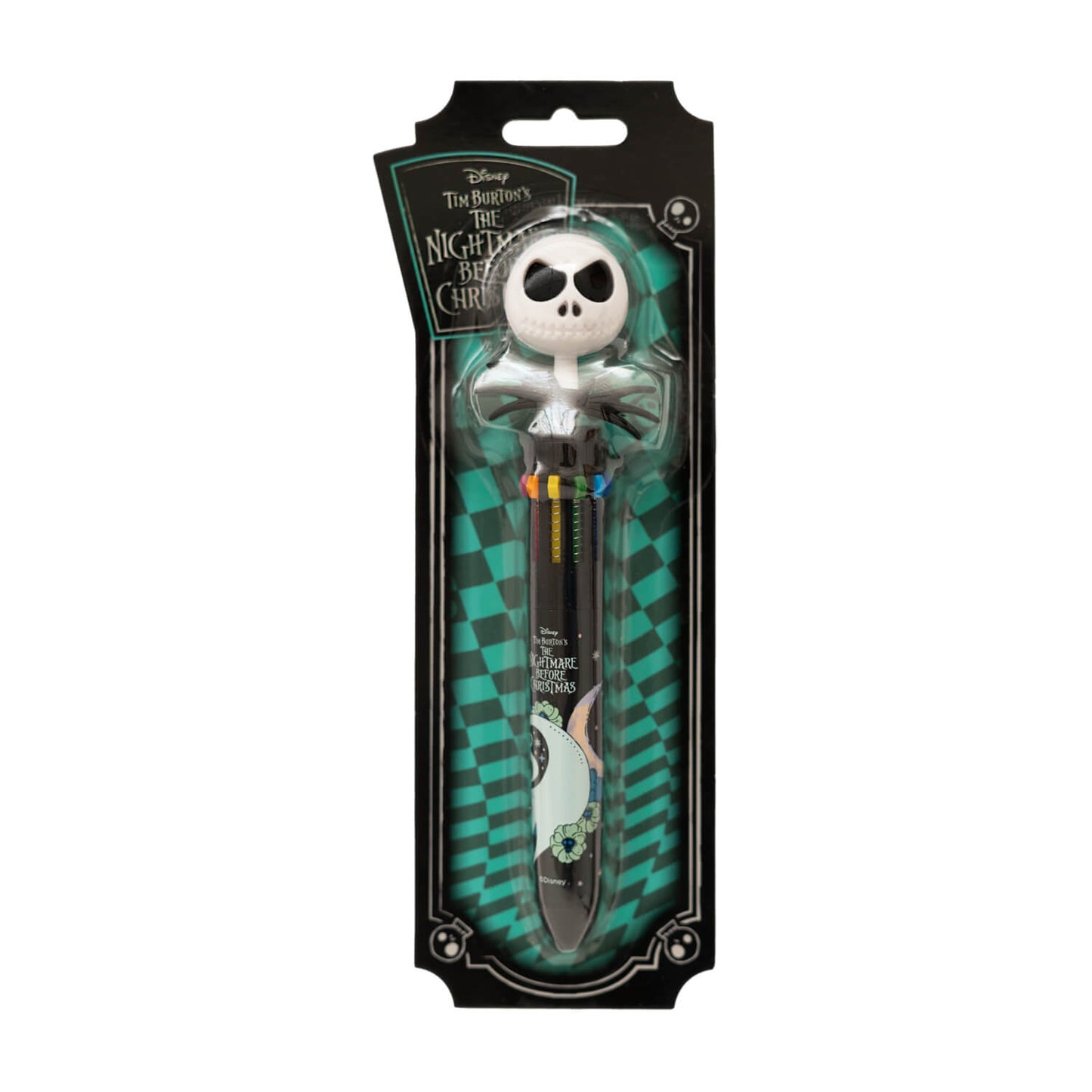 Bolígrafo 10 Colores Jack Skellington Pesadilla Antes De Navidad