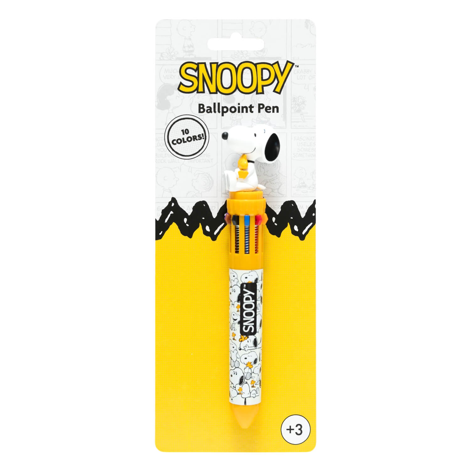 Bolígrafo 10 Colores Snoopy Lazy Days