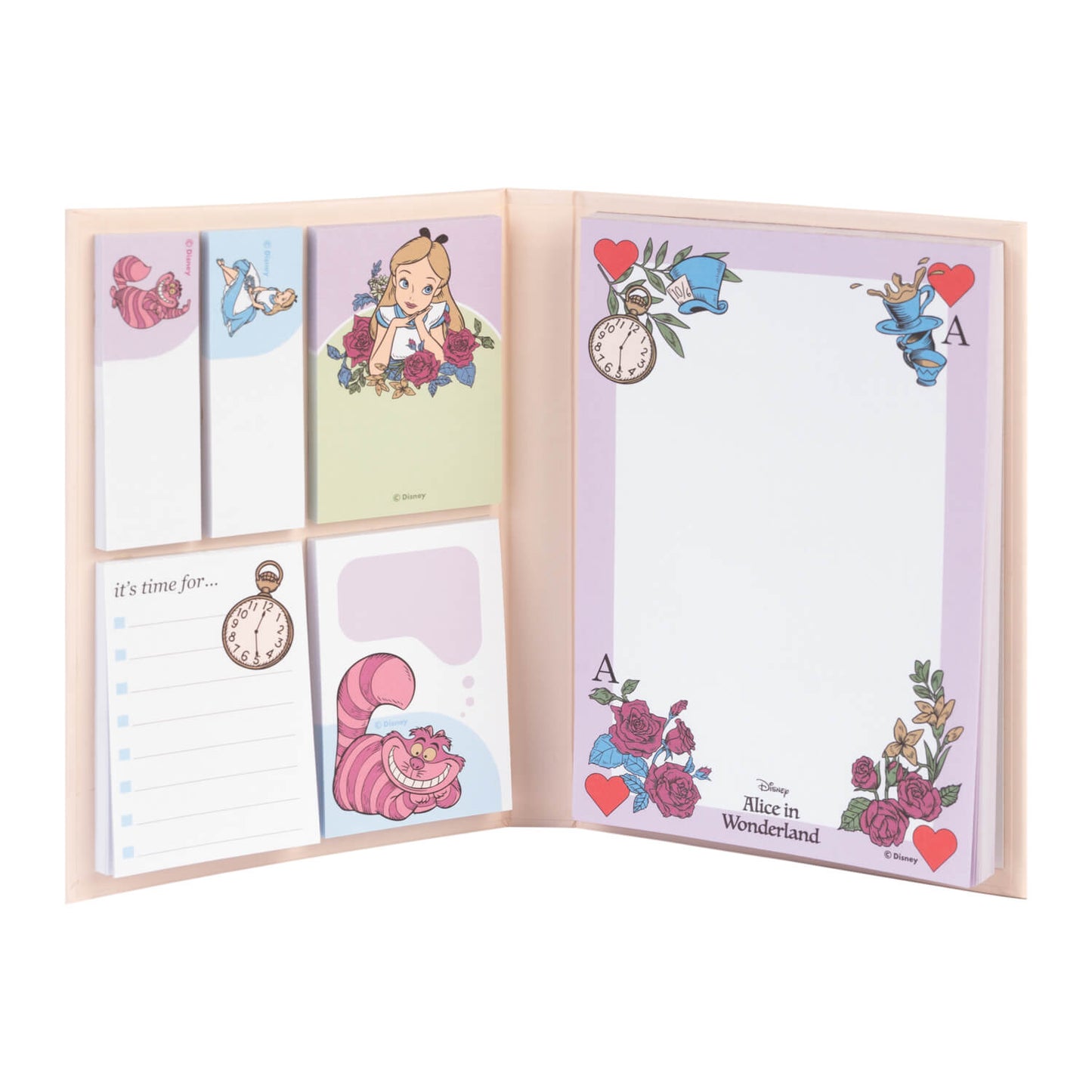 Cuaderno Notas Adhesivas Alicia En El País De Las Maravillas Disney