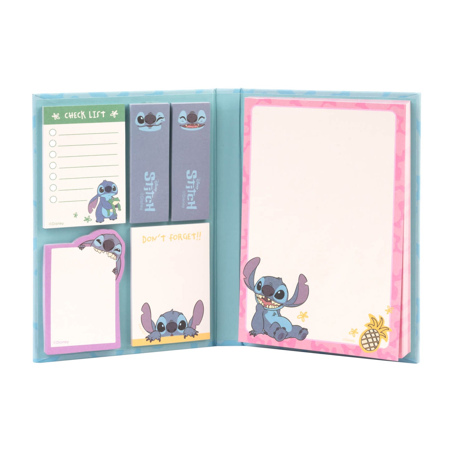 Cuaderno Notas Adhesivas Stitch Tropical Disney