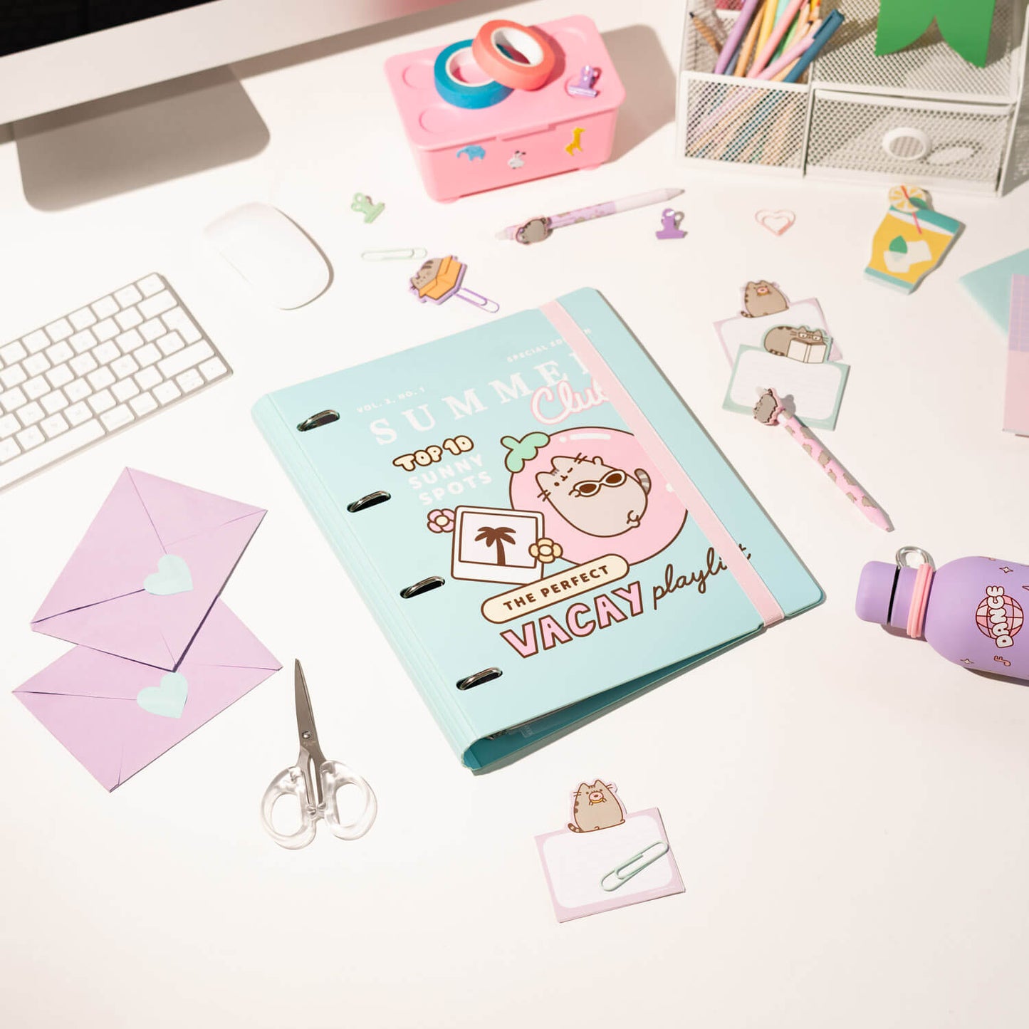 Carpeta De Anillas Pusheen