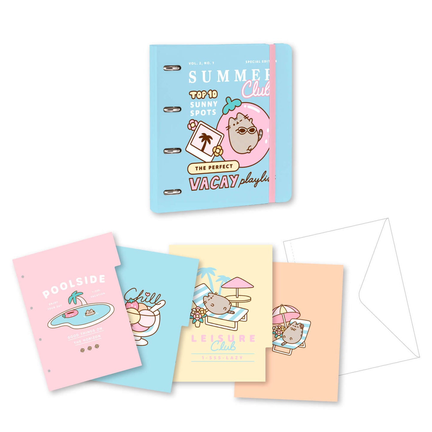 Carpeta De Anillas Pusheen
