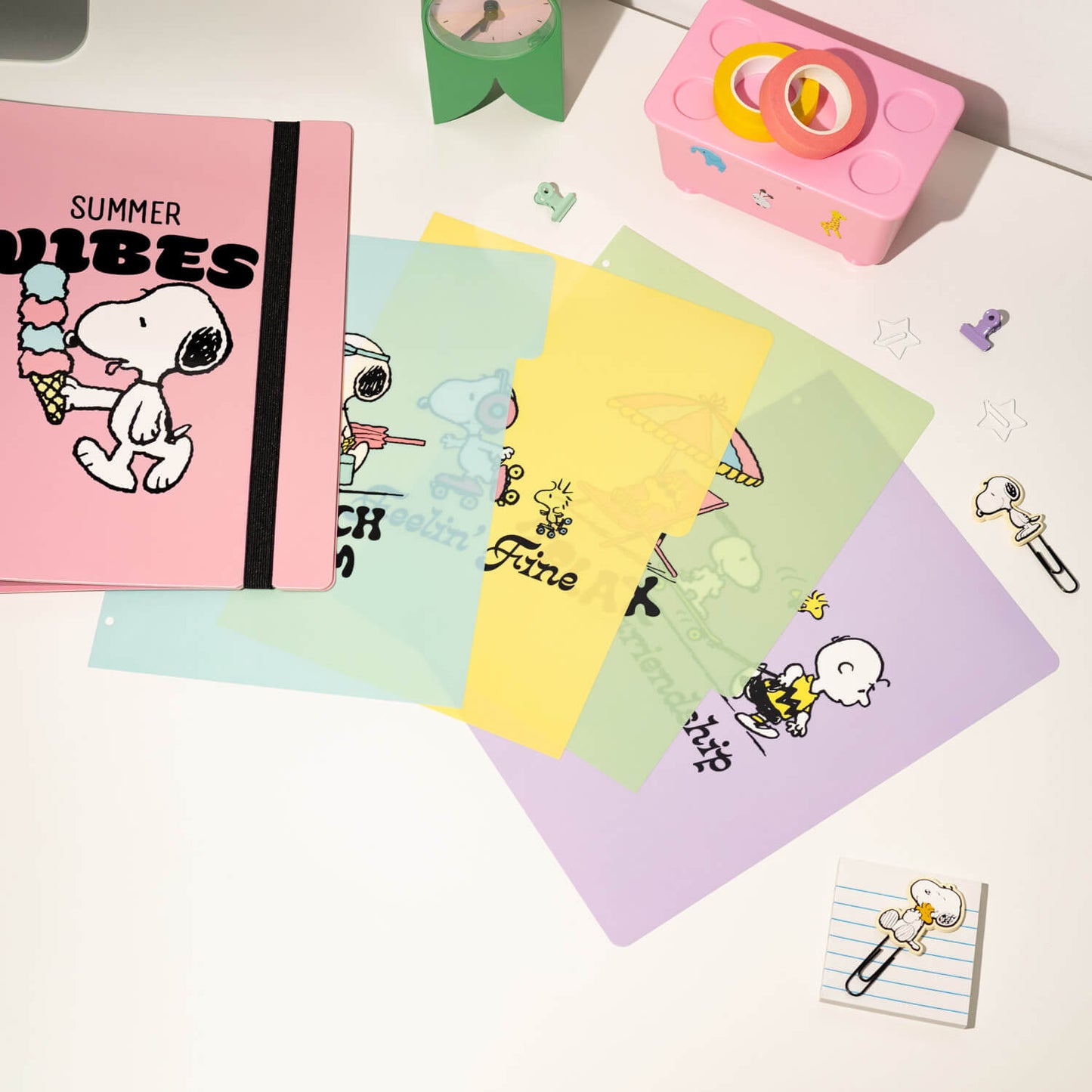 Carpeta De Anillas Snoopy