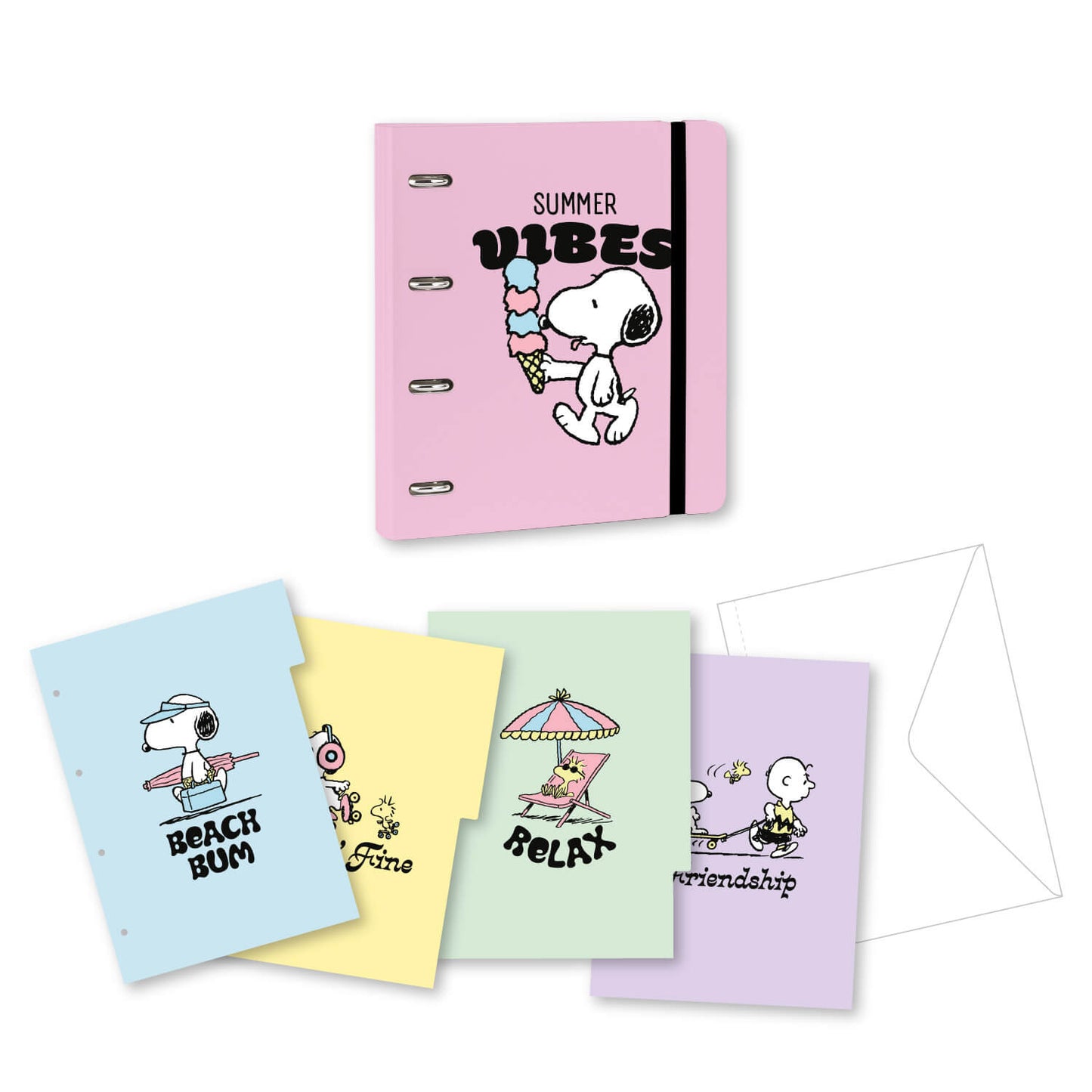 Carpeta De Anillas Snoopy