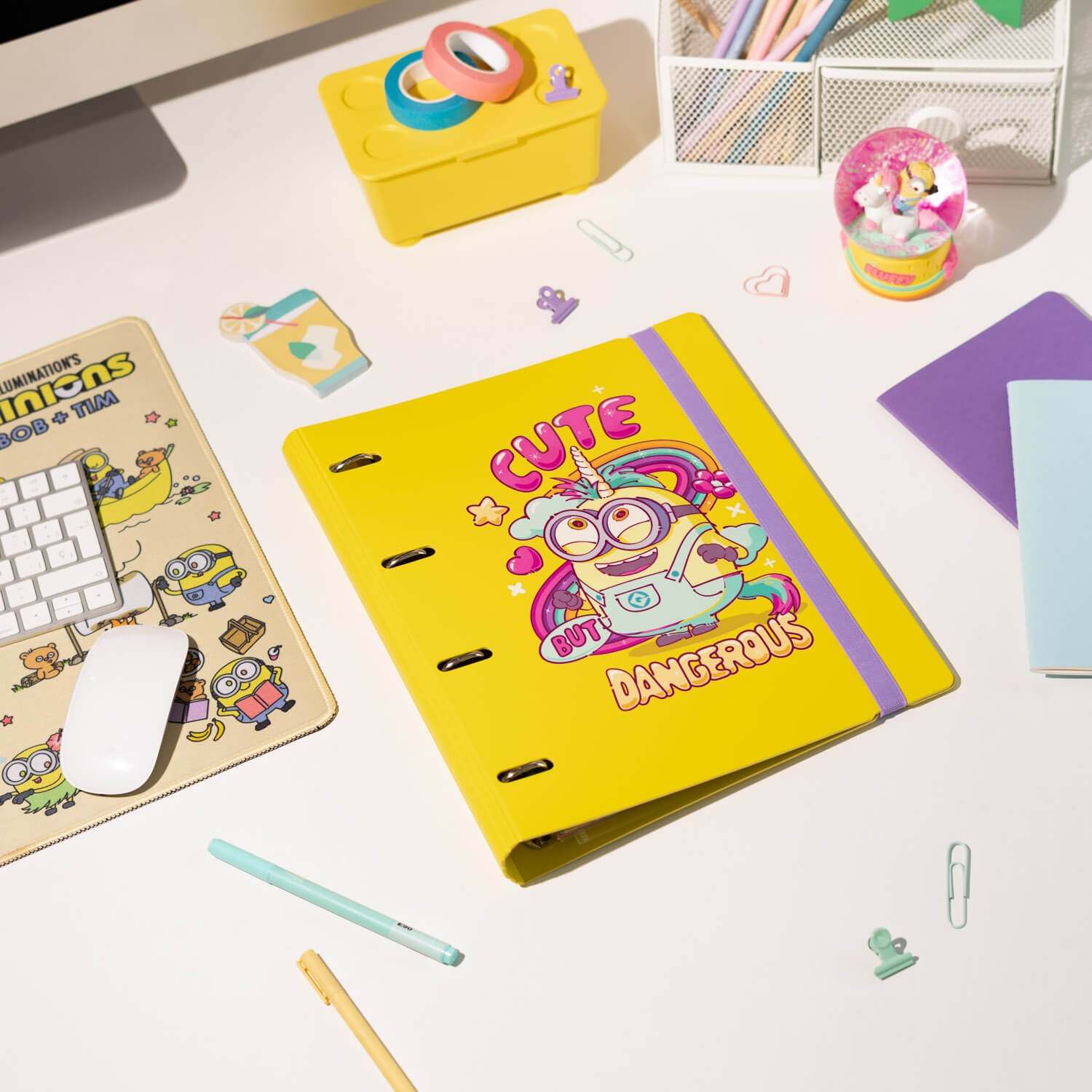 Carpeta De Anillas Minions