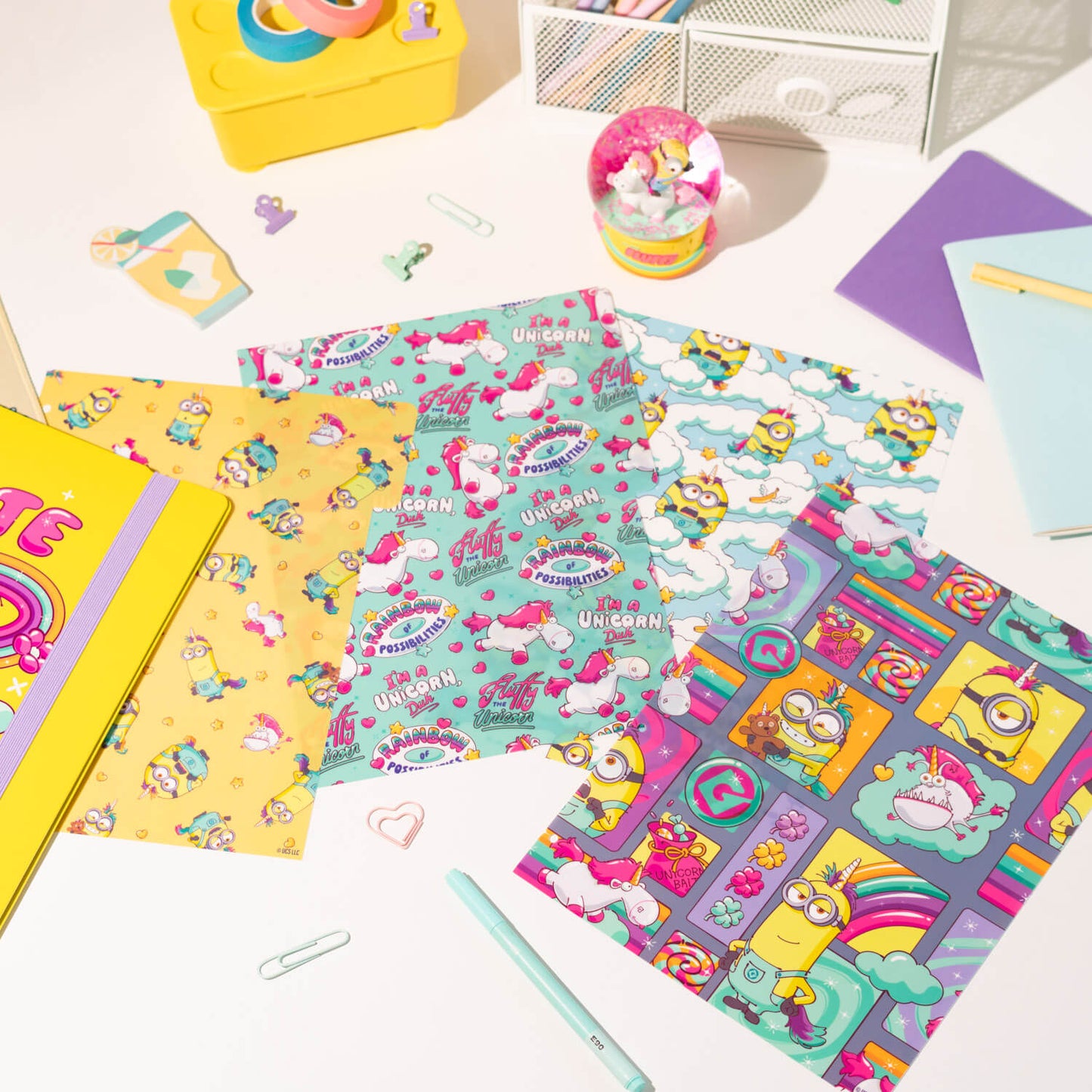 Carpeta De Anillas Minions
