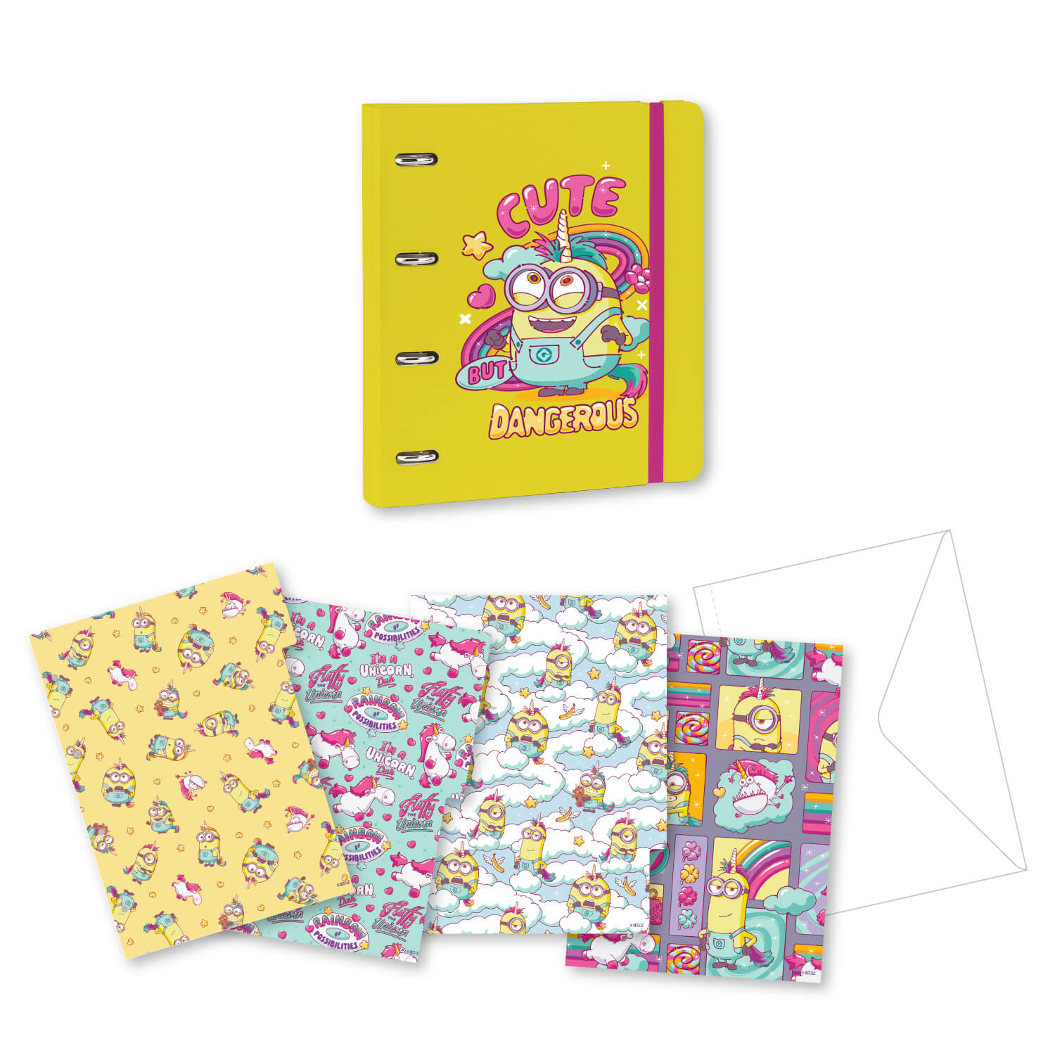 Carpeta De Anillas Minions