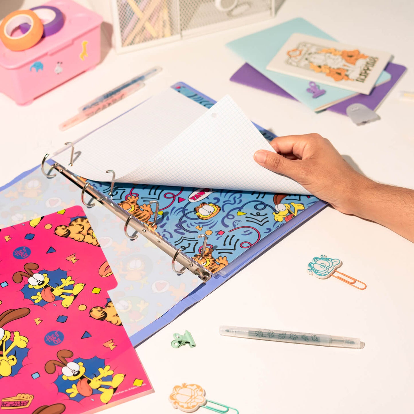Carpeta De Anillas Garfield