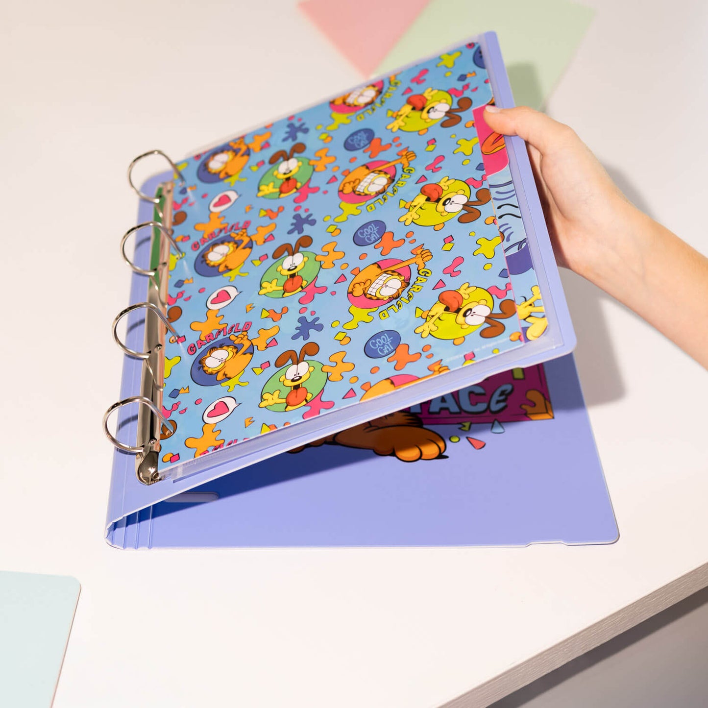 Carpeta De Anillas Garfield