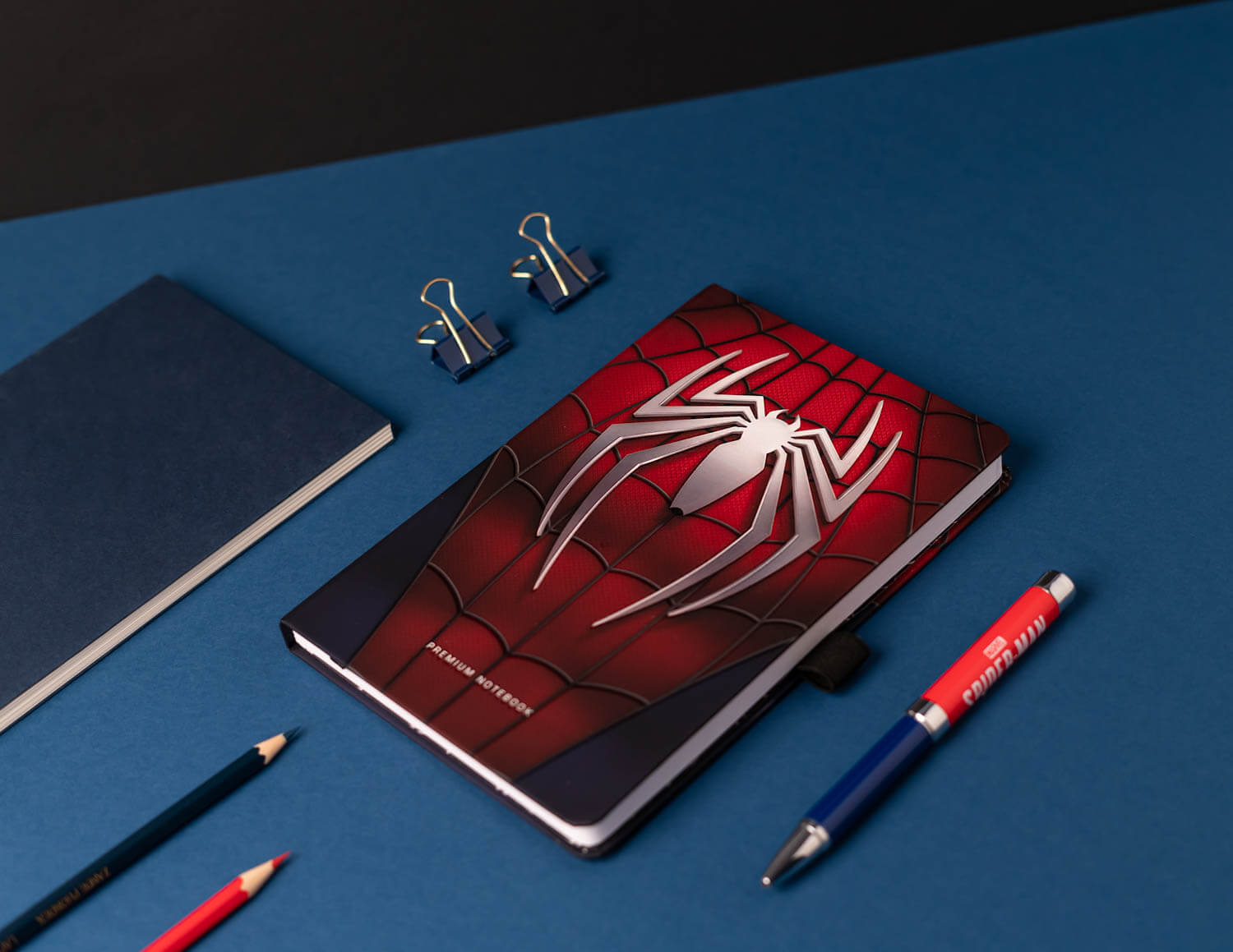 Cuaderno Spider-Man Marvel Con Boligrafo Proyector