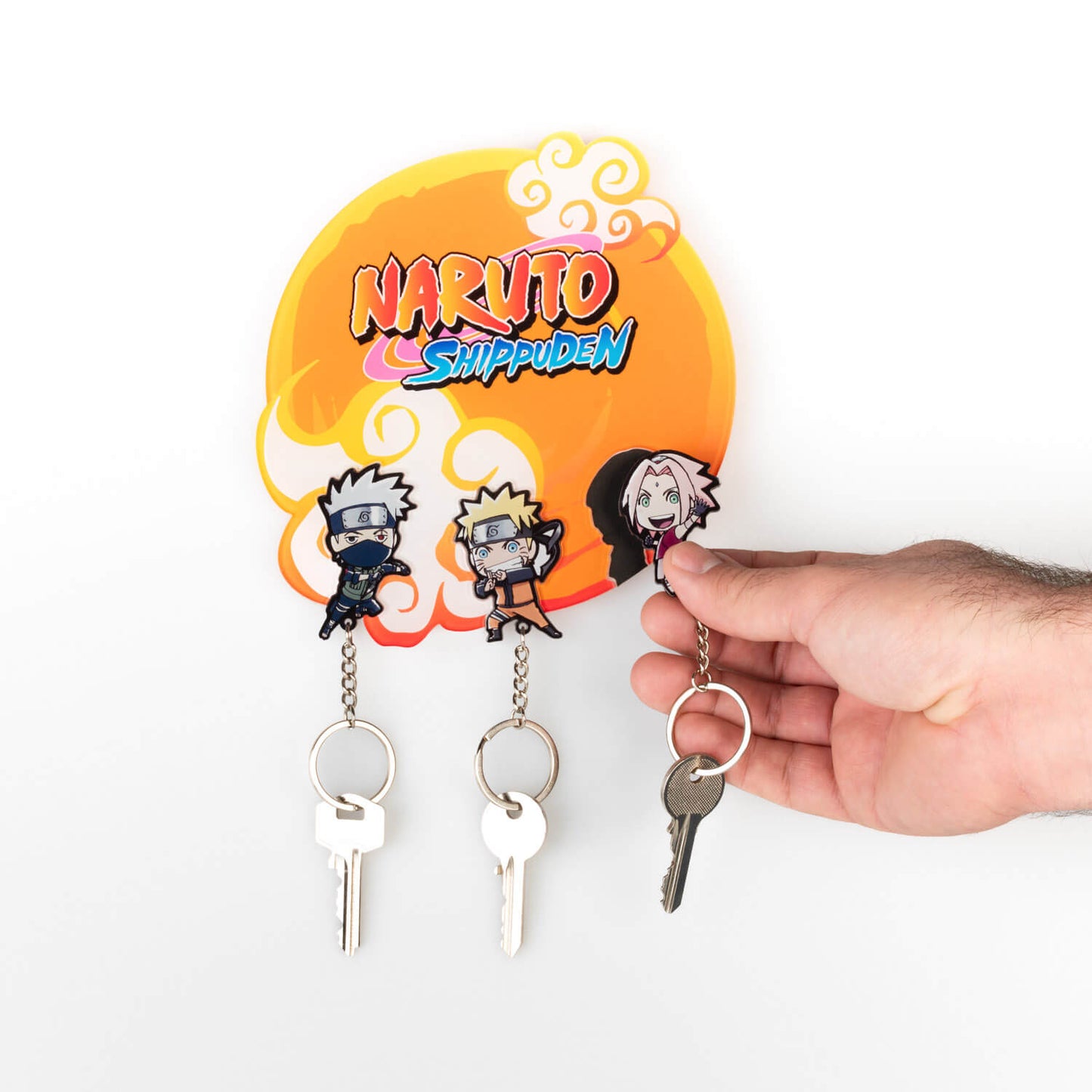 Colgador De Llaves Con Llavero Naruto Shippuden