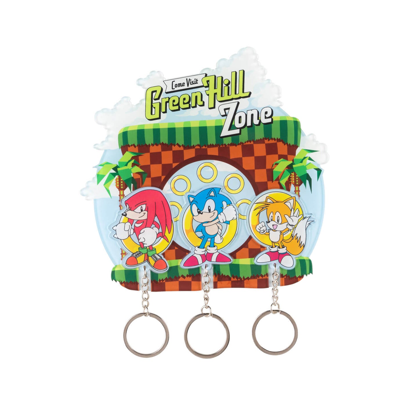 Colgador De Llaves Con Llavero Sonic The Hedgehog