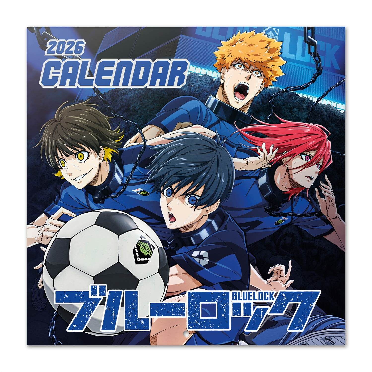 Calendario De Pared 2026 Blue Lock