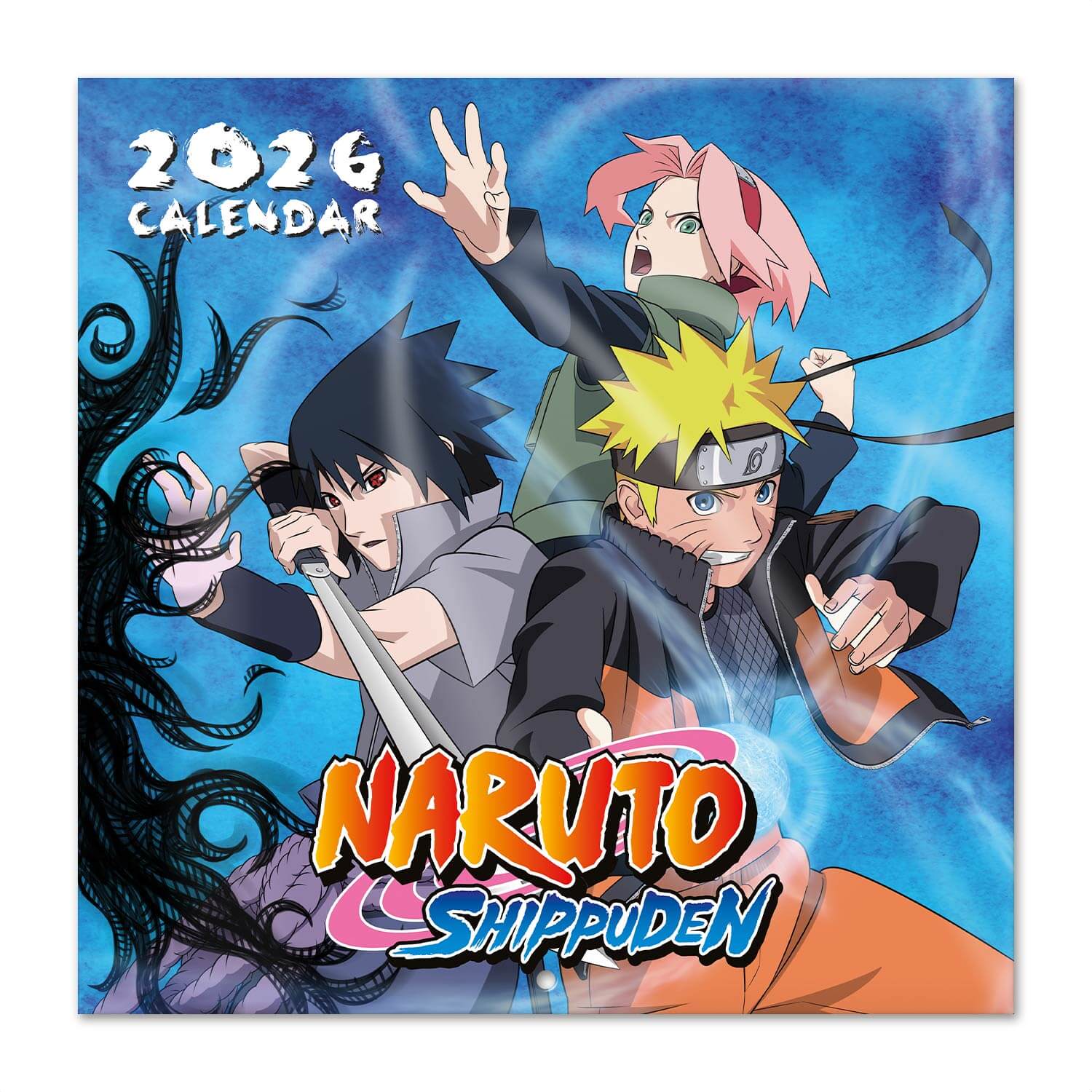 Calendario De Pared 2026 Naruto Shippuden