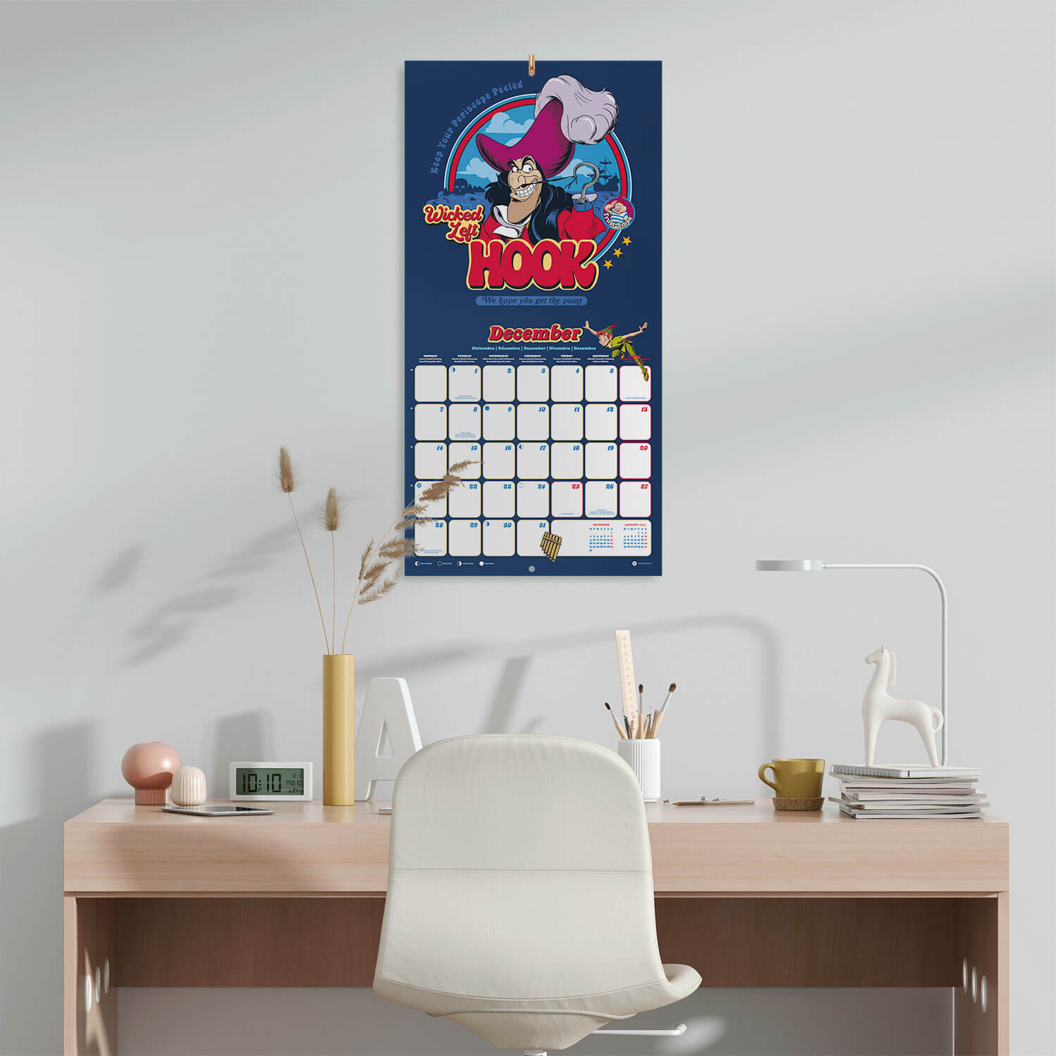 Calendario De Pared 2026 Disney Classics