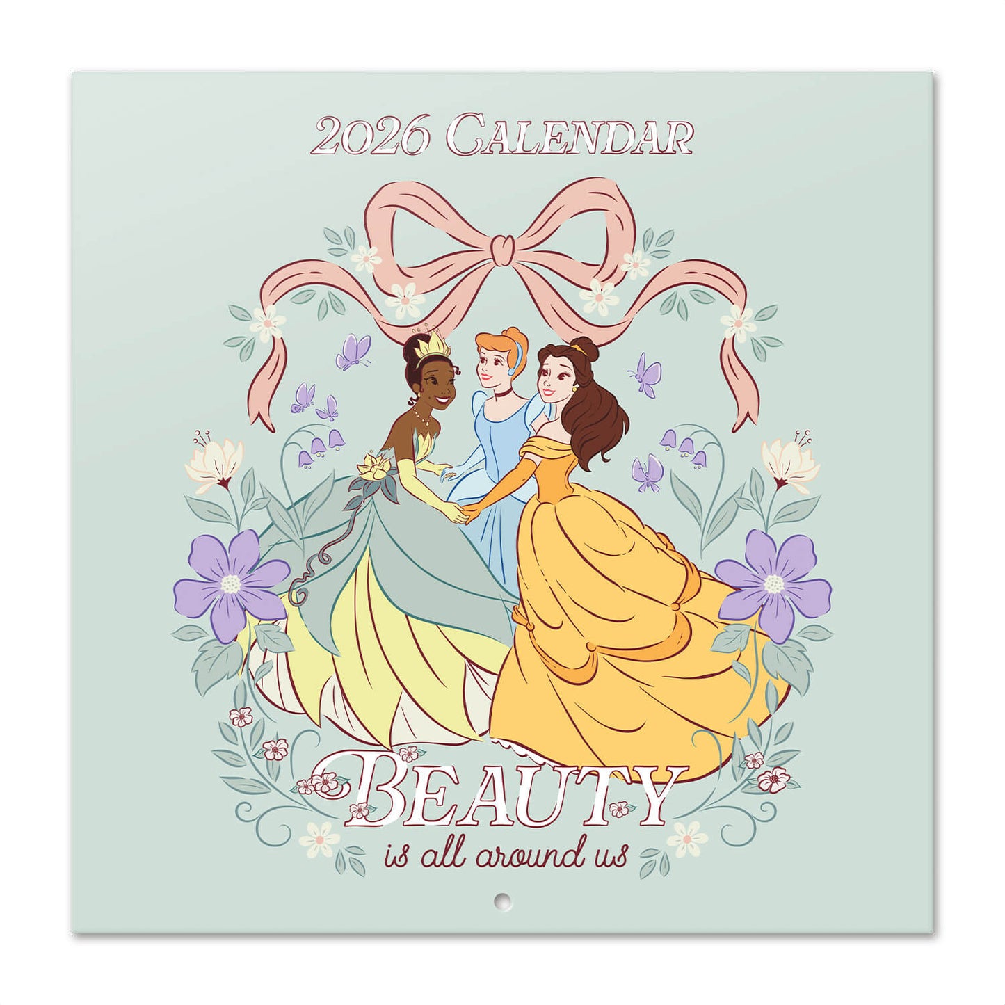 Calendario De Pared 2026 Princesas Disney