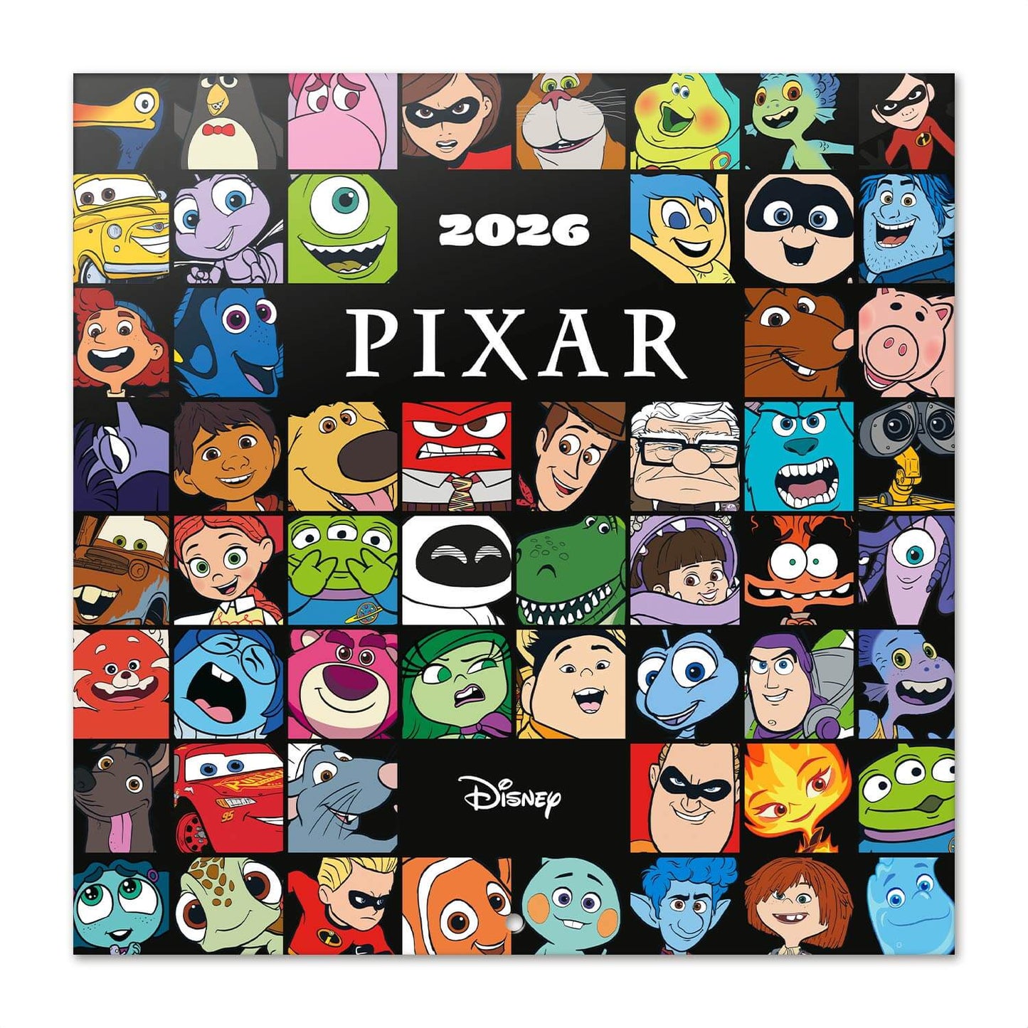 Calendario De Pared 2026 Disney Pixar