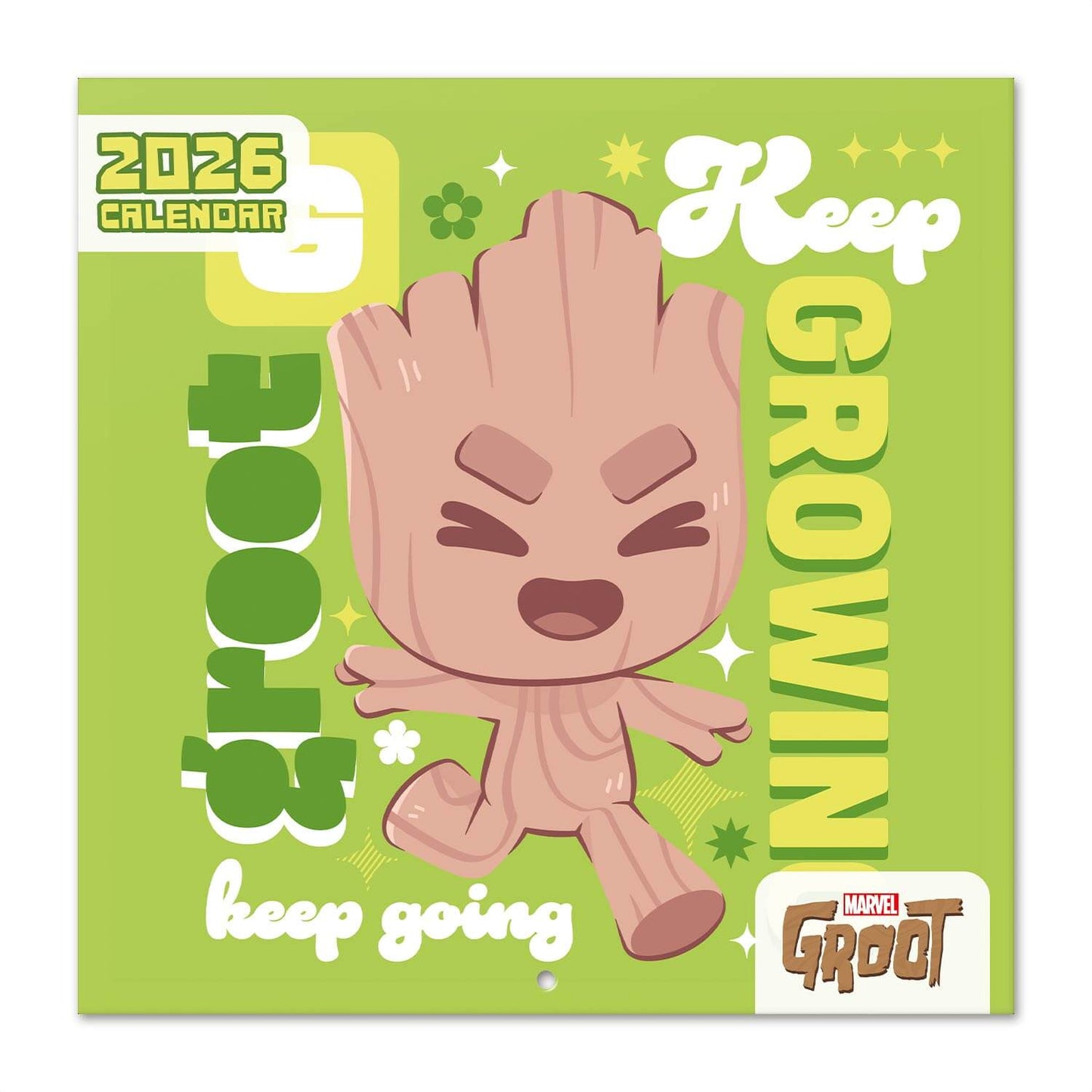 Calendario De Pared 2026 Groot Marvel