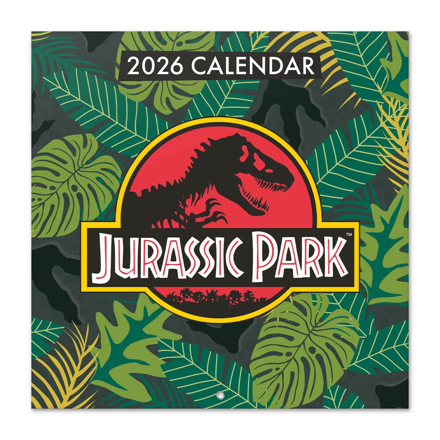Calendario De Pared 2026 Jurassic Park