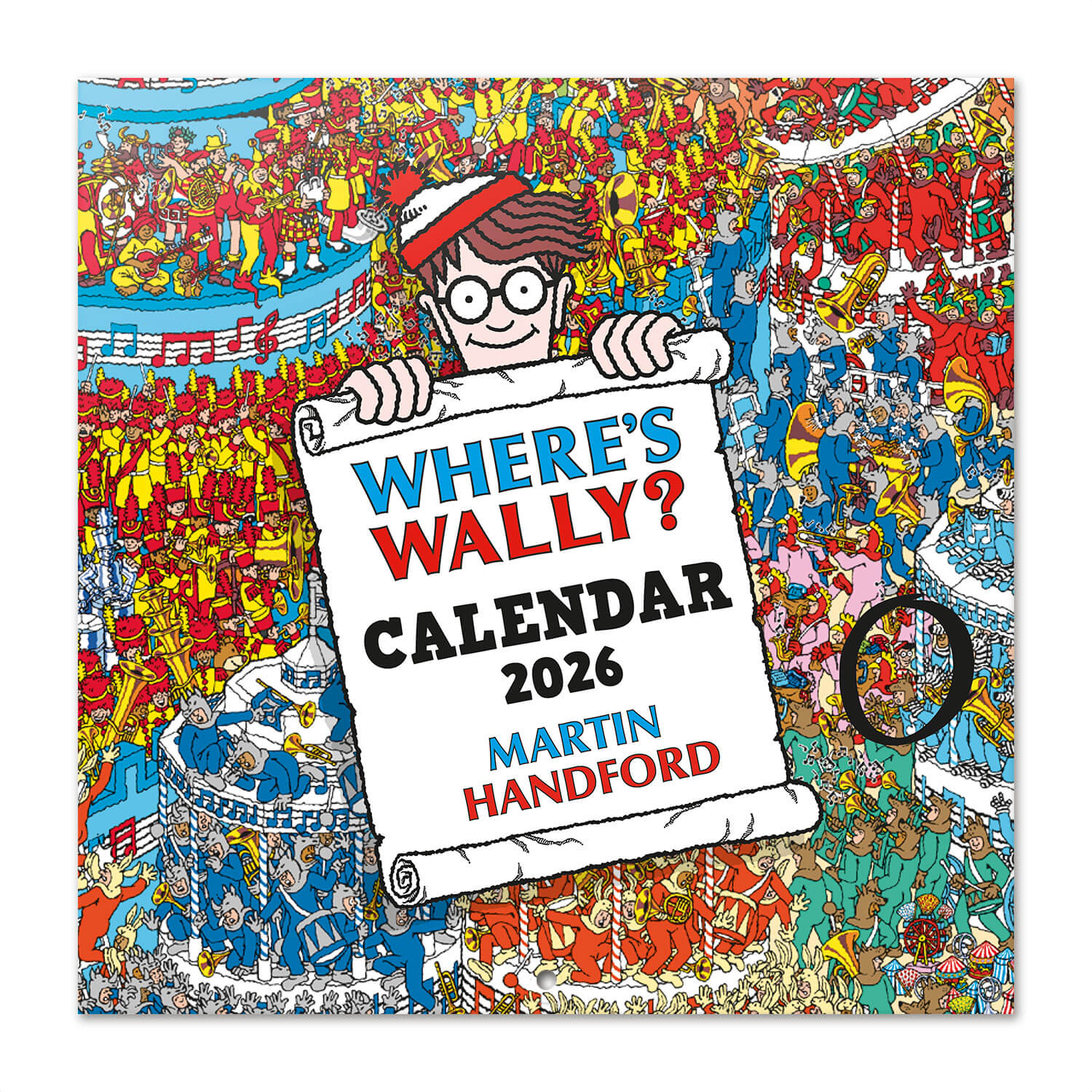 Calendario De Pared 2026 Donde Esta Wally?