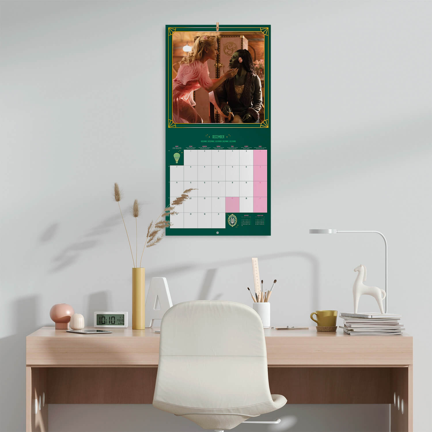 Calendario De Pared 2026 Wicked