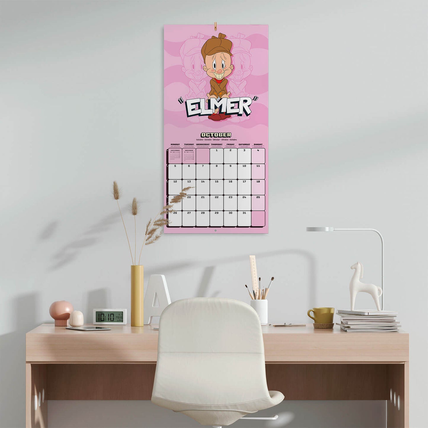 Calendario De Pared 2026 Looney Tunes