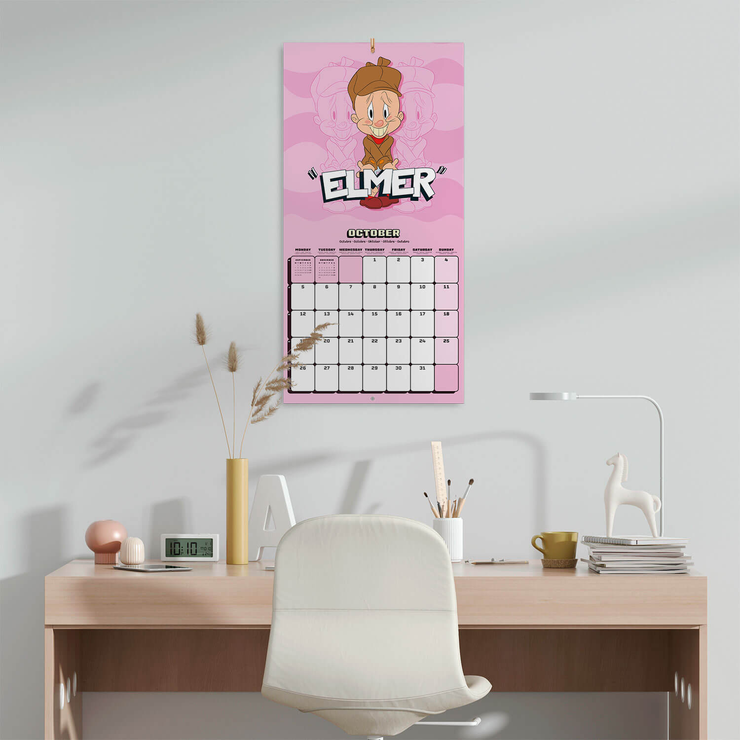 Calendario De Pared 2026 Looney Tunes