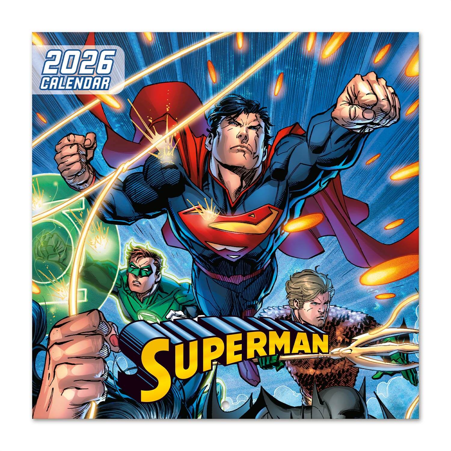 Calendario De Pared 2026 Superman Dc Comics