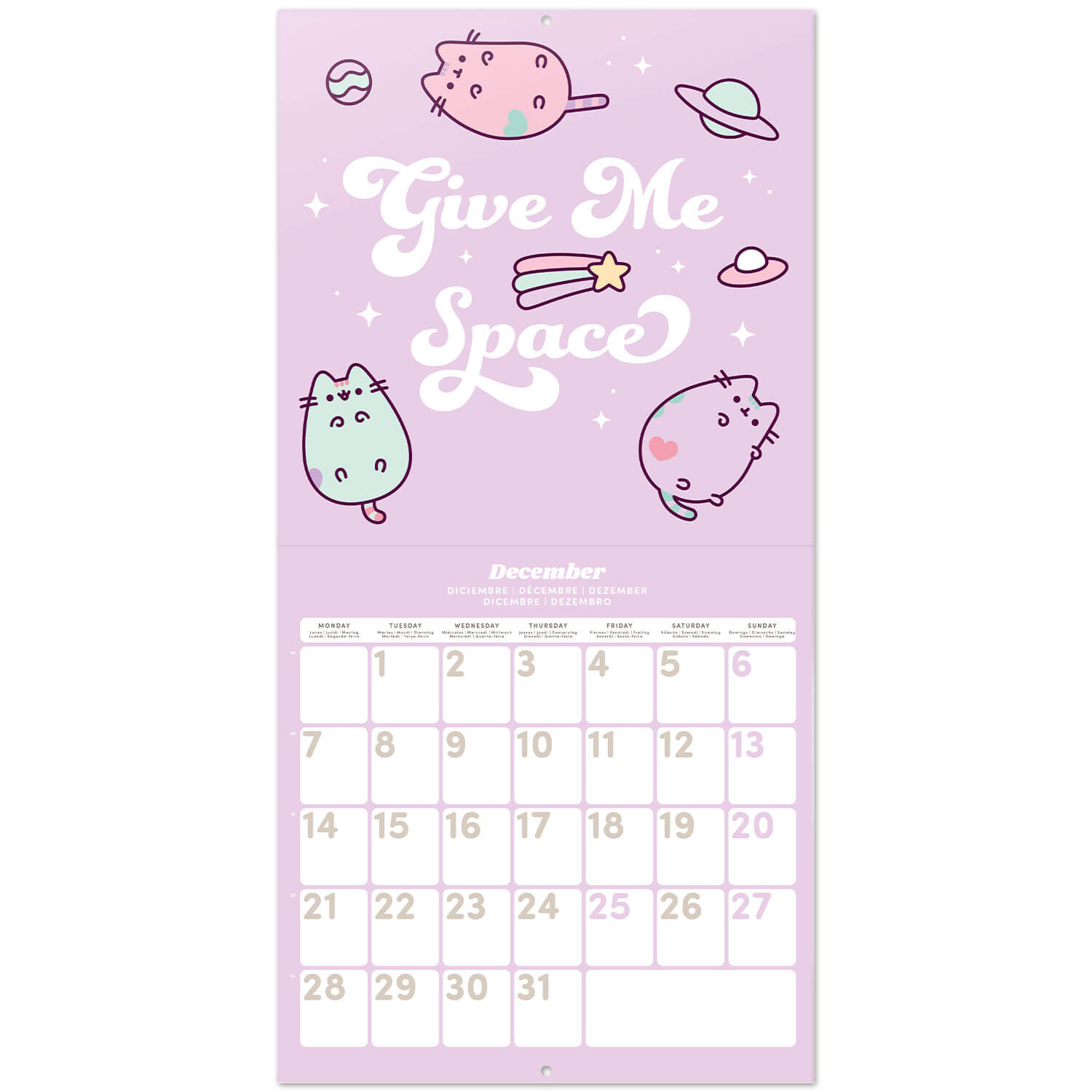 Calendario De Pared 2026 Pusheen