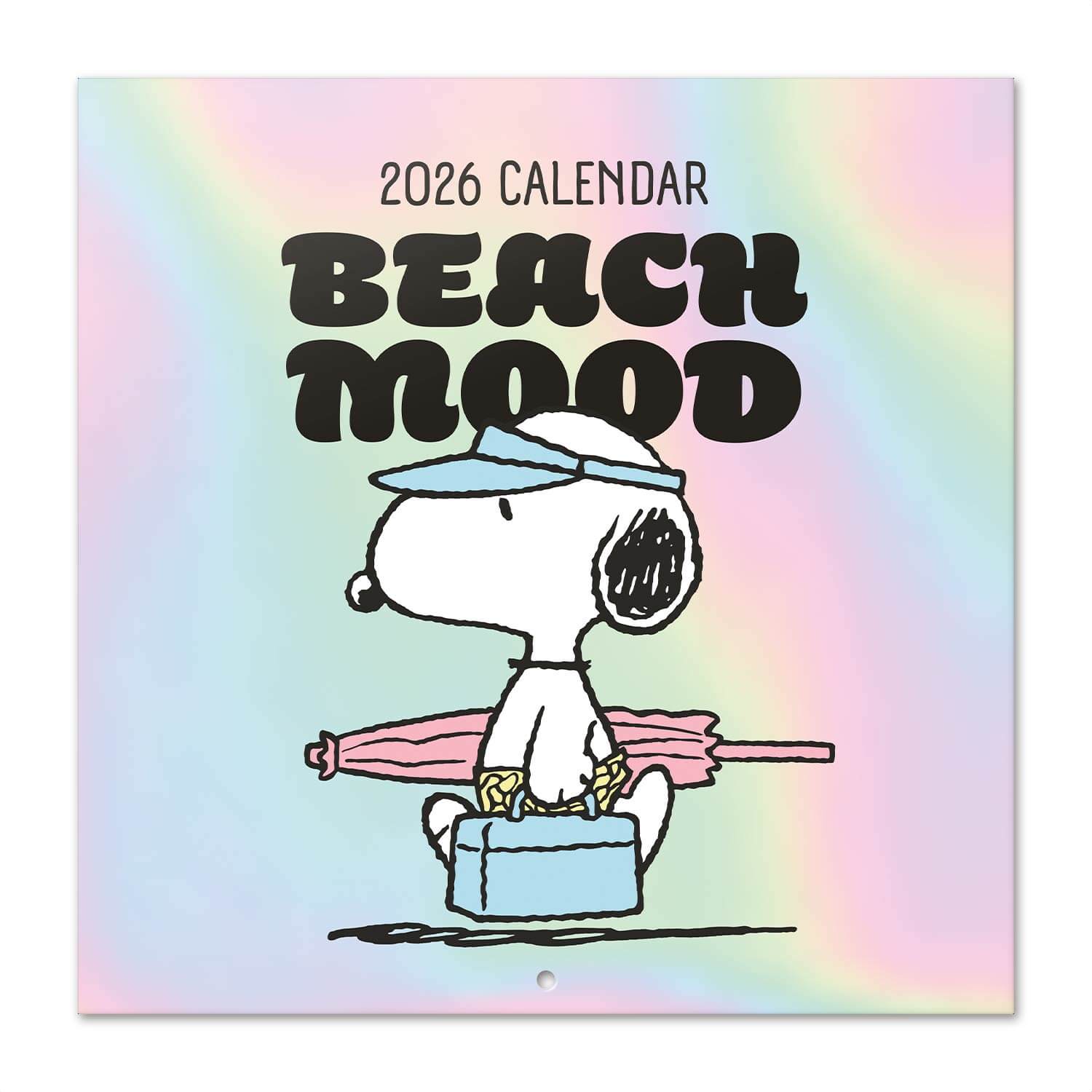 Calendario De Pared 2026 Snoopy