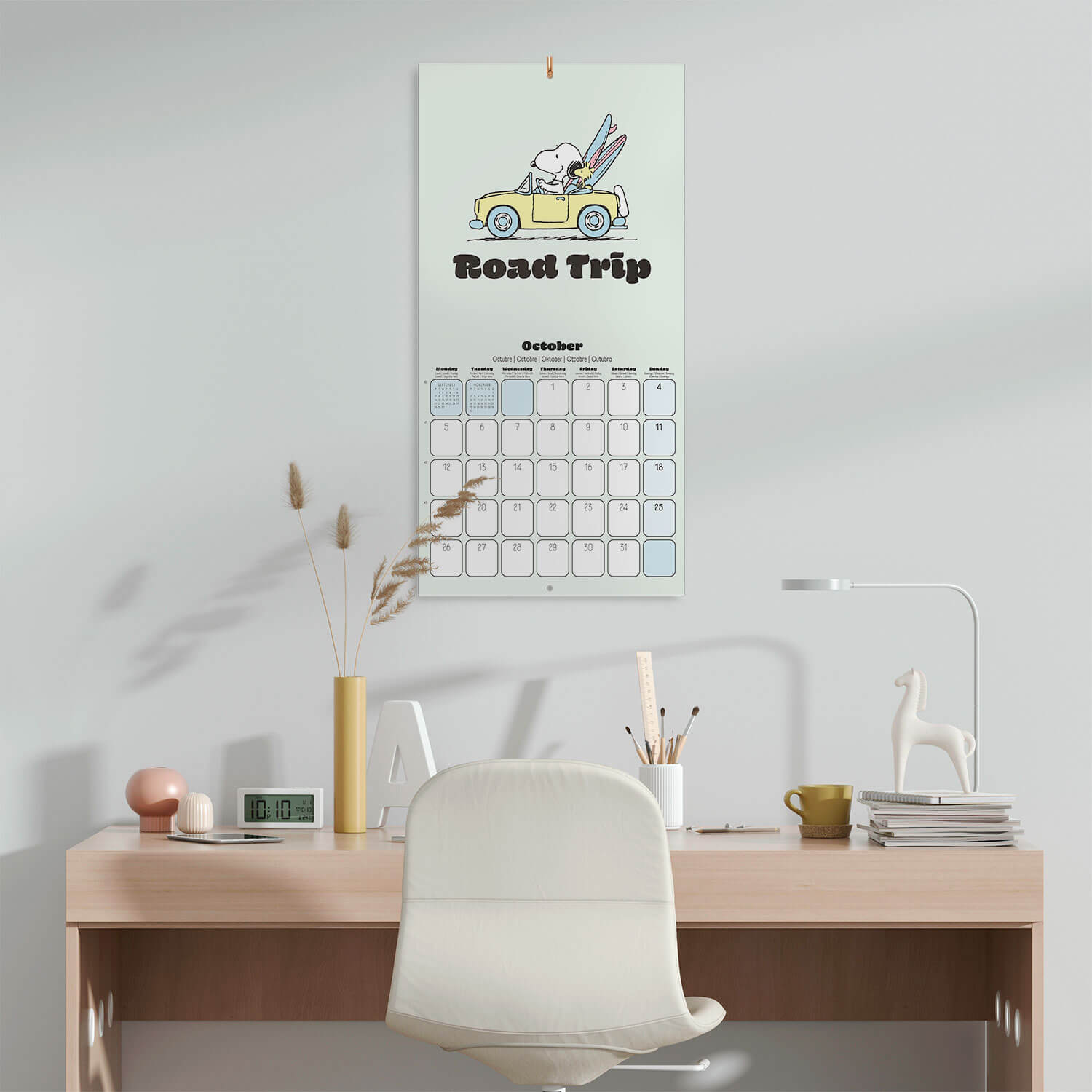 Calendario De Pared 2026 Snoopy