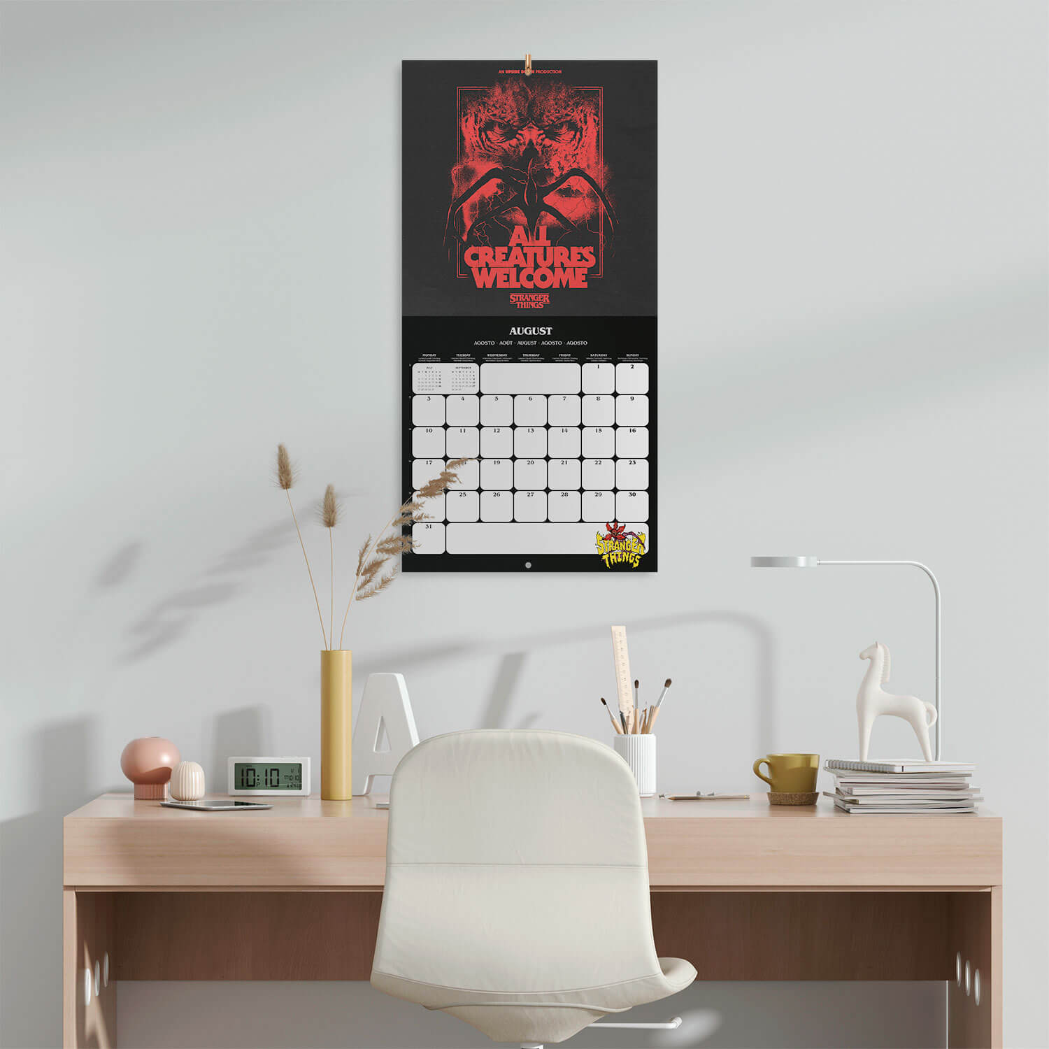 Calendario De Pared 2026 Stranger Things