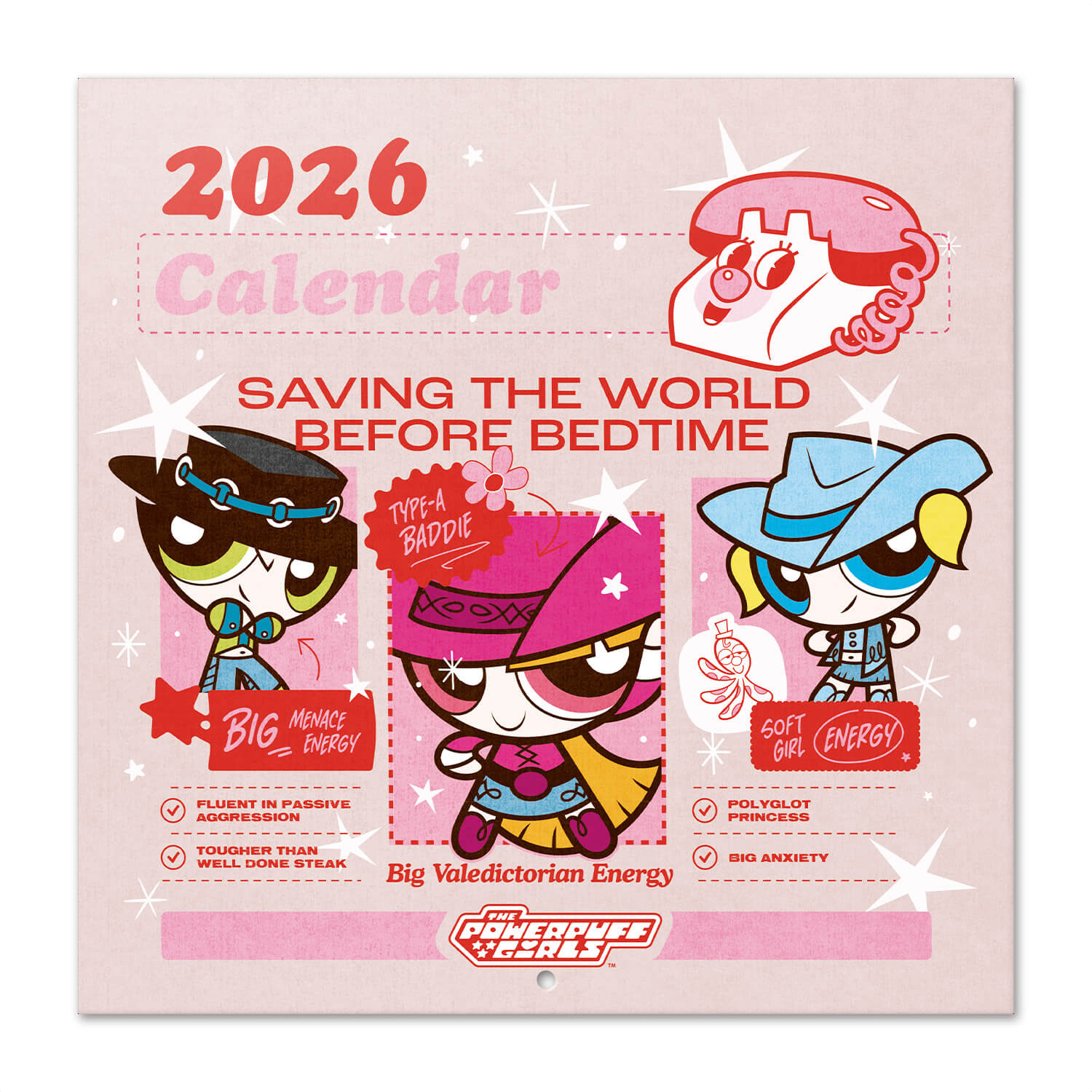 Calendario De Pared 2026 Las Supernenas