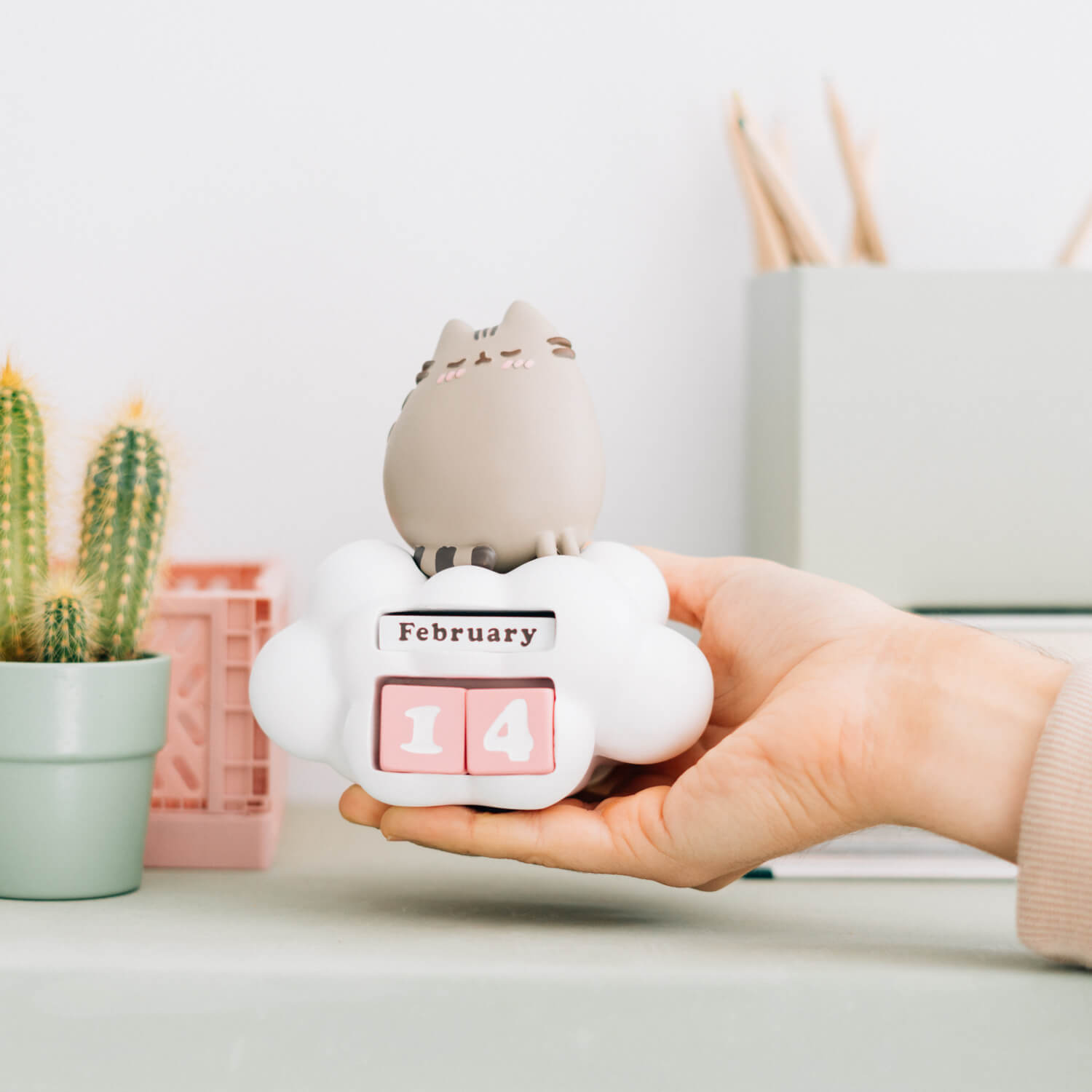 Calendario Perpetuo 3D Pusheen Purrfect Love