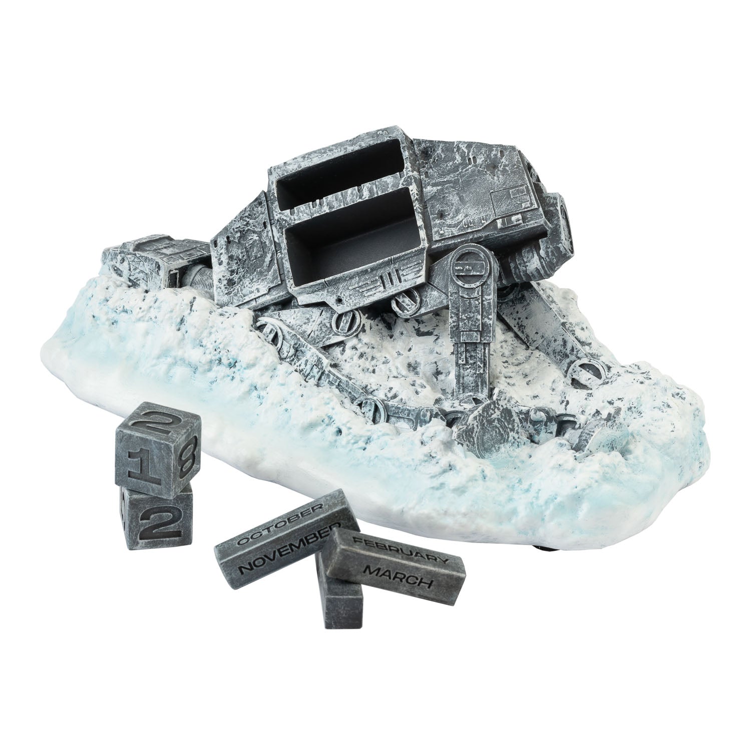 Calendario Perpetuo 3D Star Wars AT-AT Derribado