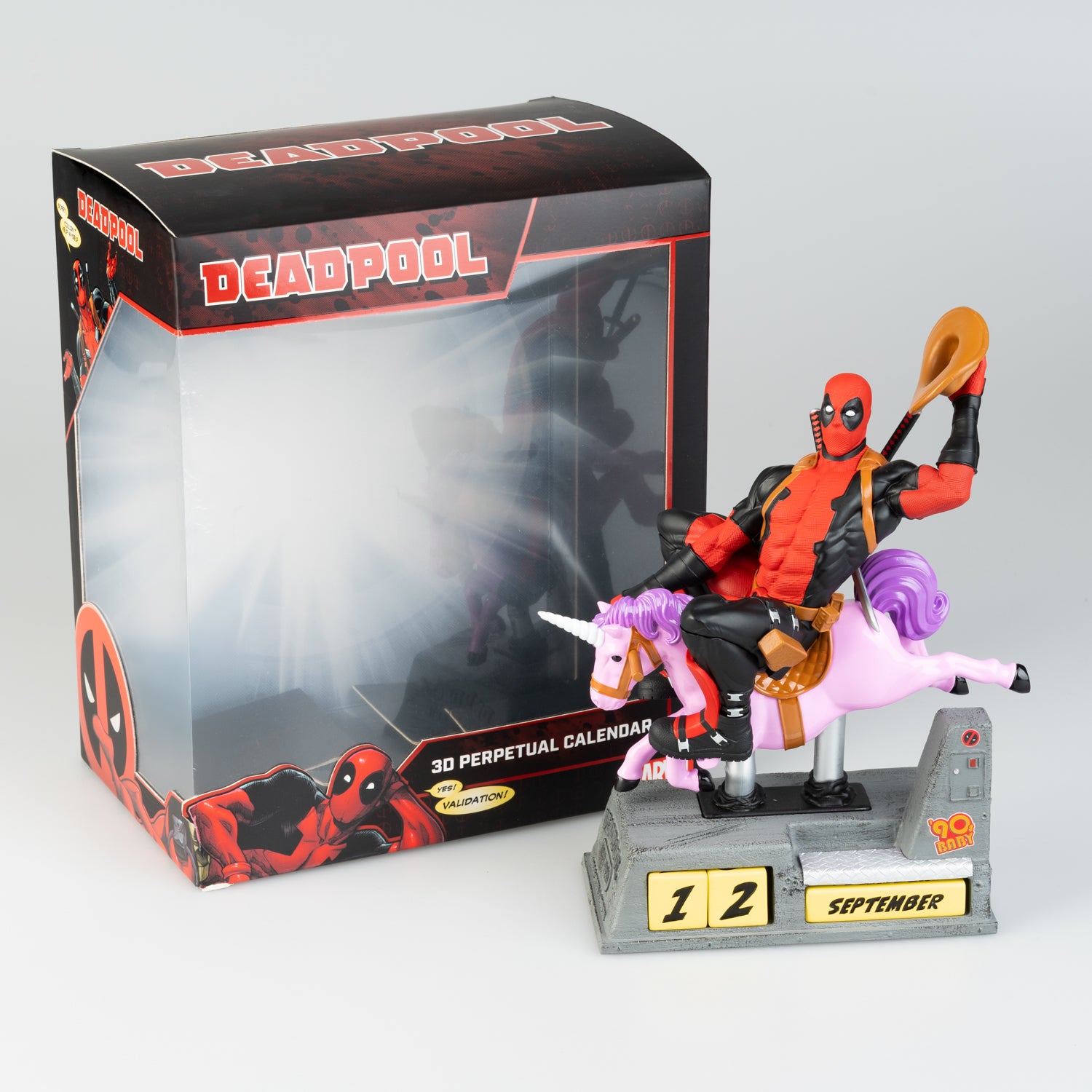 Calendario Perpetuo 3D Marvel Deadpool Erik