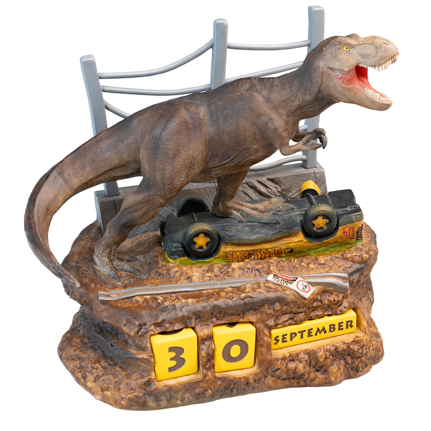 Calendario Perpetuo 3D Jurassic Park T-Rex