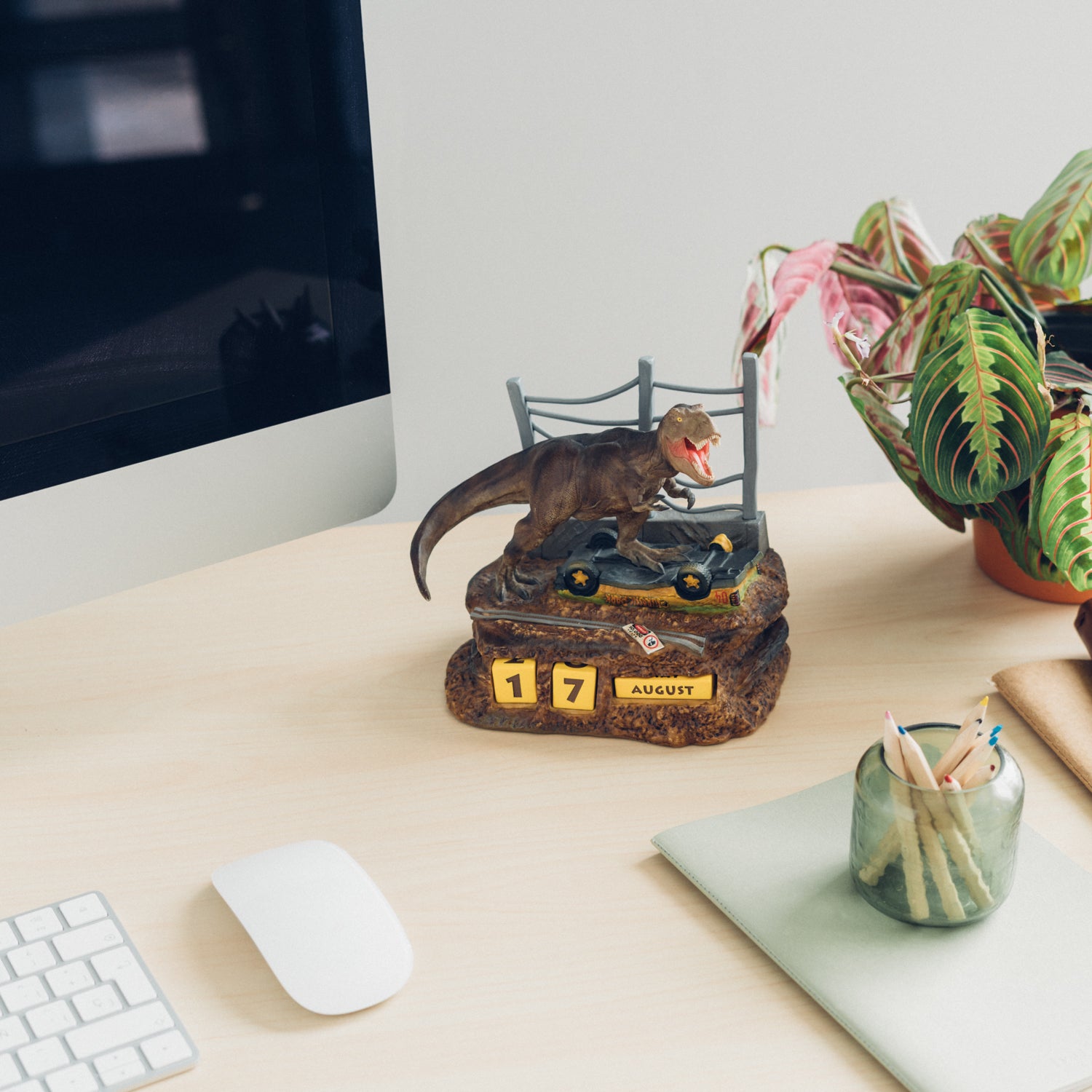 Calendario Perpetuo 3D Jurassic Park T-Rex