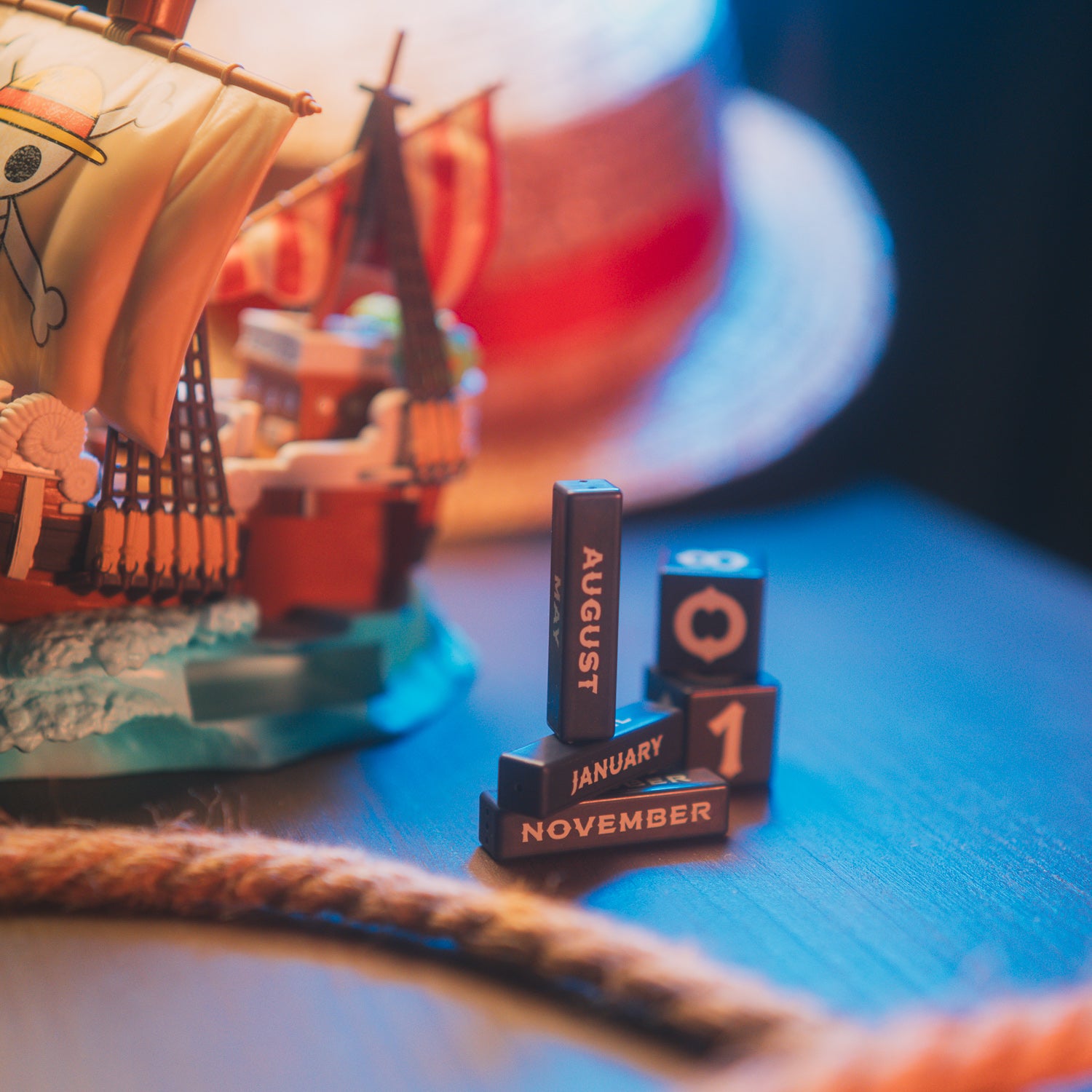 Calendario Perpetuo 3D One Piece Going Merry