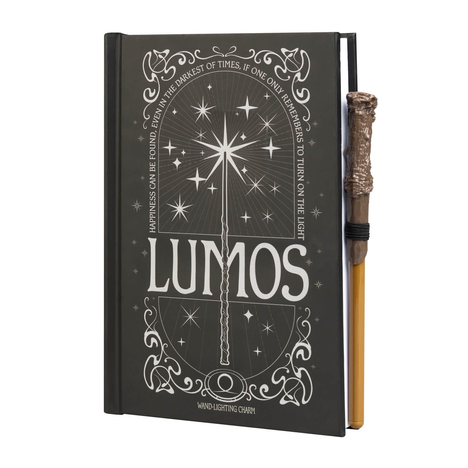 Cuaderno Harry Potter Lumos Con Luz Led