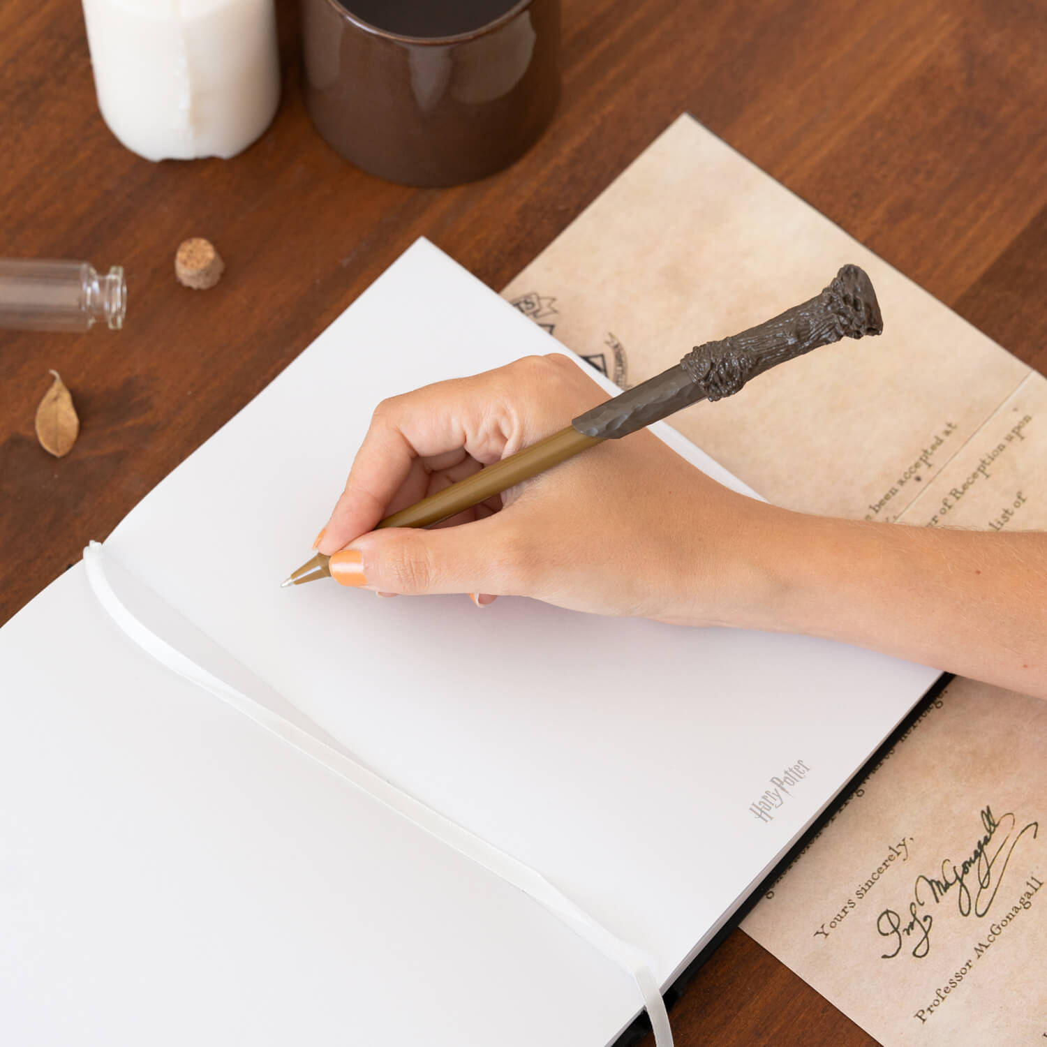 Cuaderno Harry Potter Lumos Con Luz Led