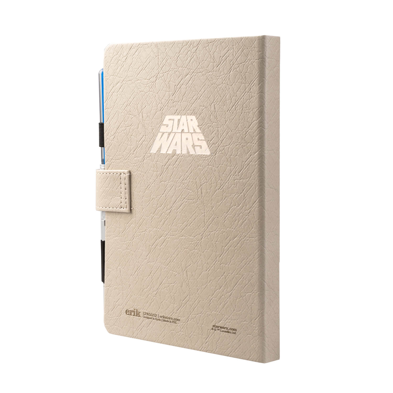 Cuaderno Luke Skywalker Star Wars Con Boligrafo Sable De Luz