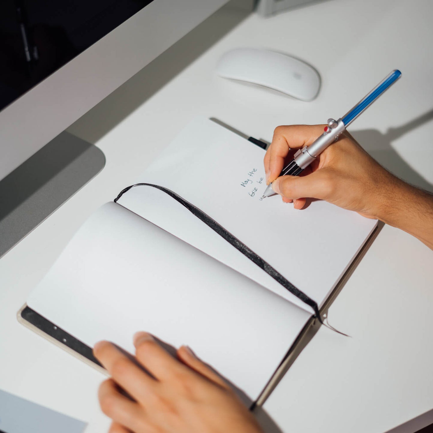 Cuaderno Luke Skywalker Star Wars Con Boligrafo Sable De Luz